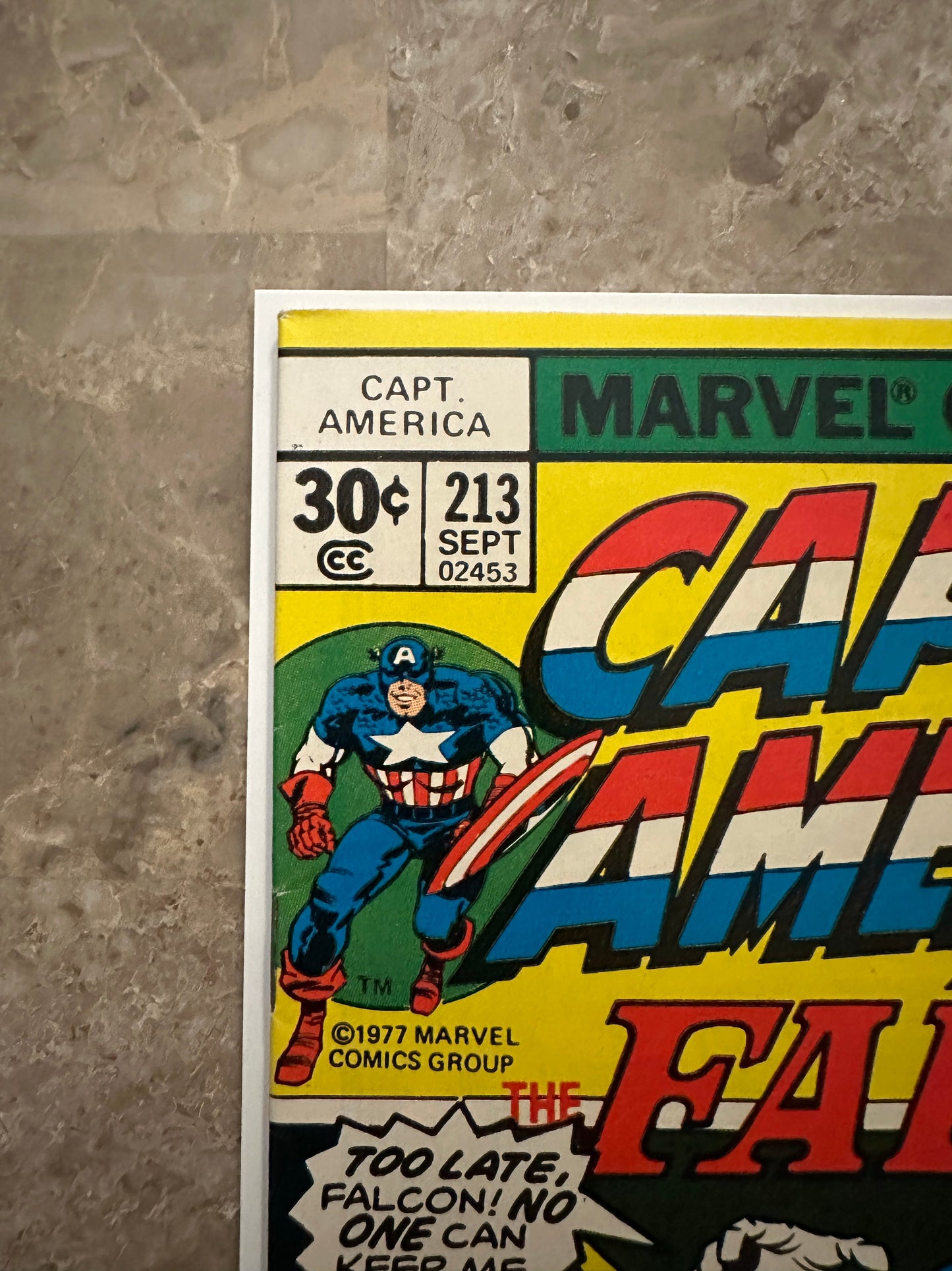 Captain America #213 VF- 7.5 (1977 Marvel Comics)