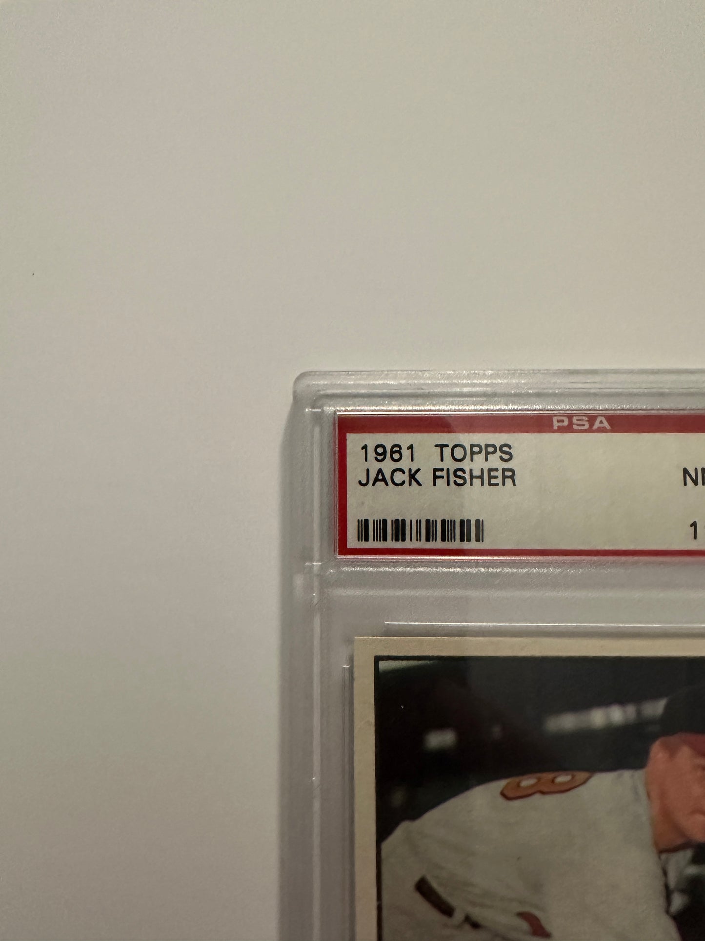 Jack Fisher #463 PSA Graded NM-MT 8 (1961 Topps)