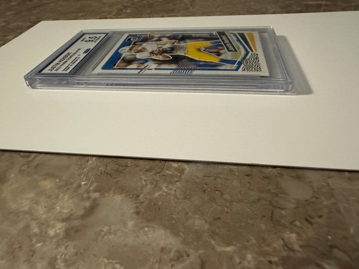 Justin Herbert #158 CCG/PSA Mint+ 9.5 (2023 Panini Donruss)
