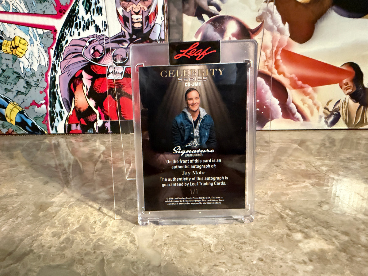 Jay Mohr 2026 Leaf Signature Series Celebrity Series Auto Black Prismatic 1/1