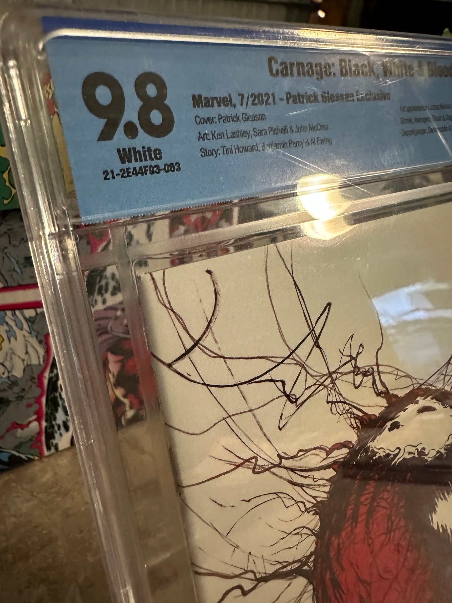 Carnage Black, White & Blood #1 Gleason Virgin CBCS 9.8 (2021 Marvel)
