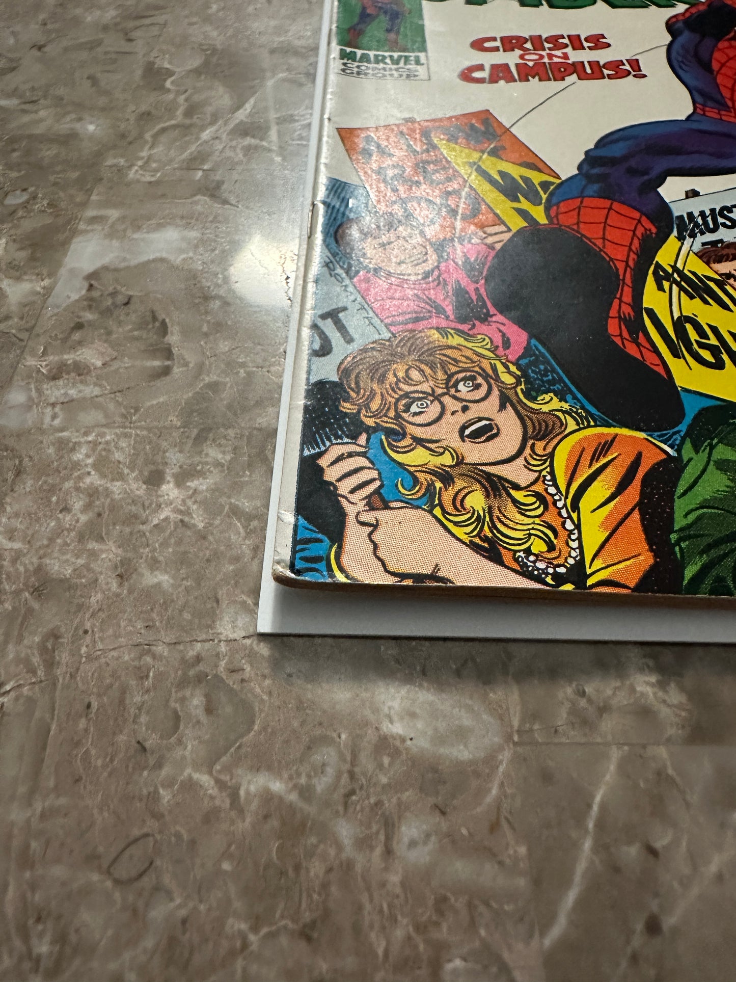 Amazing Spider-Man #68 FN+ 6.5 (1969 Marvel Comics) - White cover