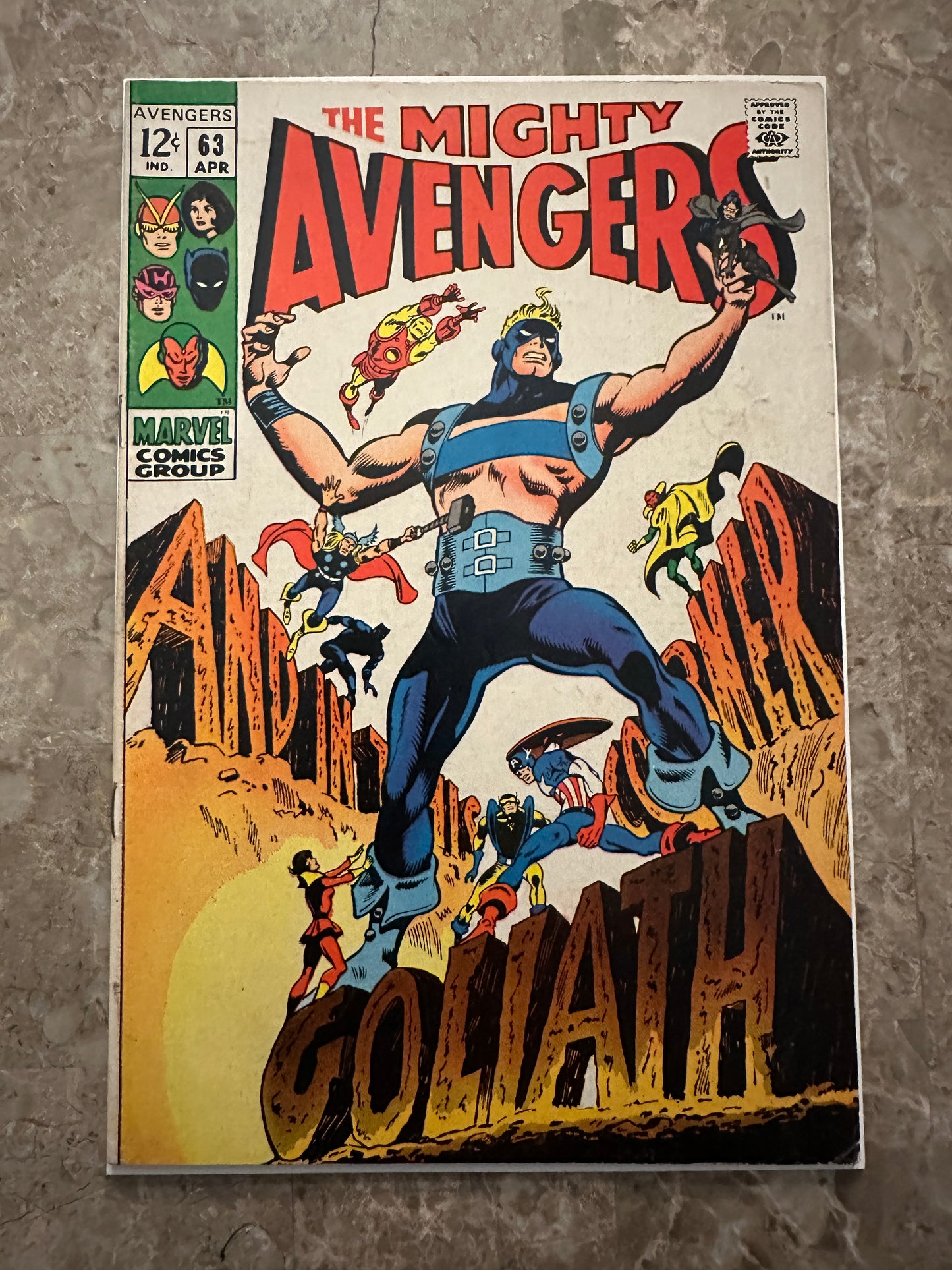 Avengers #63 VG/FN 5.0 (Marvel Comics 1969) - Glossy copy