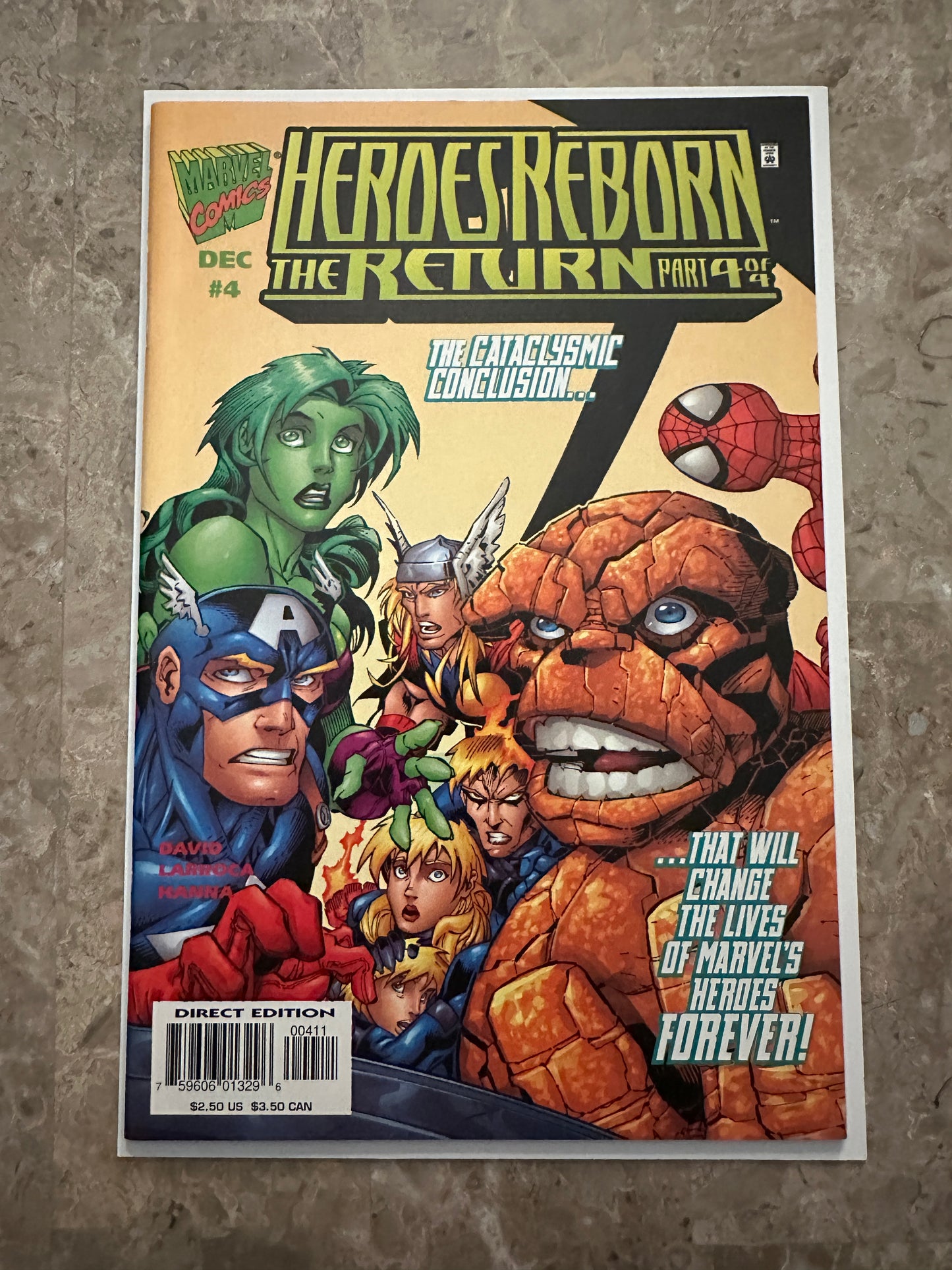 Heroes Reborn the Return #1-4 Full Set + Variants NM (1997 Marvel)