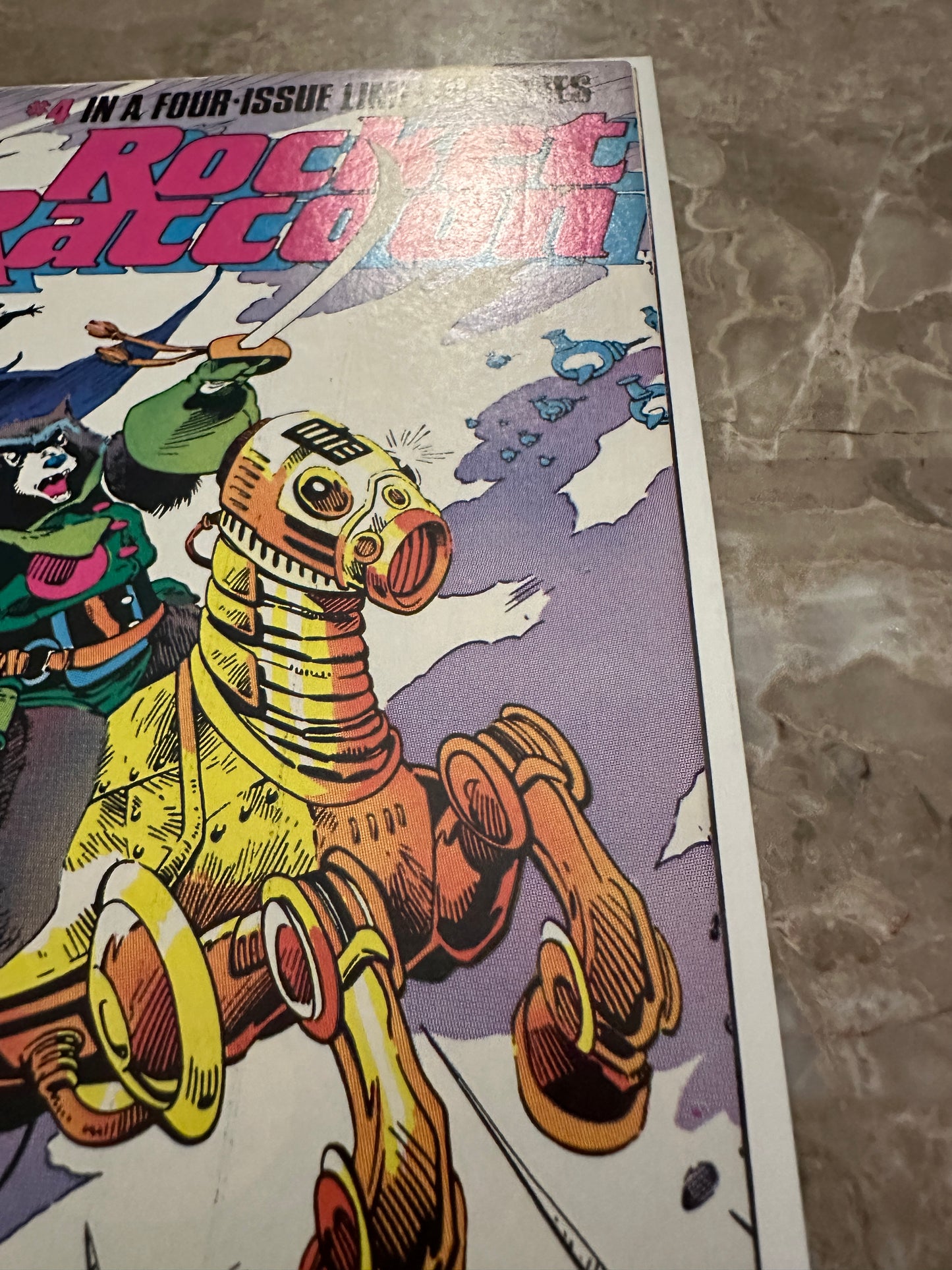 Rocket Raccoon #1-4 Full Set High Grade Newsstand (1985 Marvel Comics)