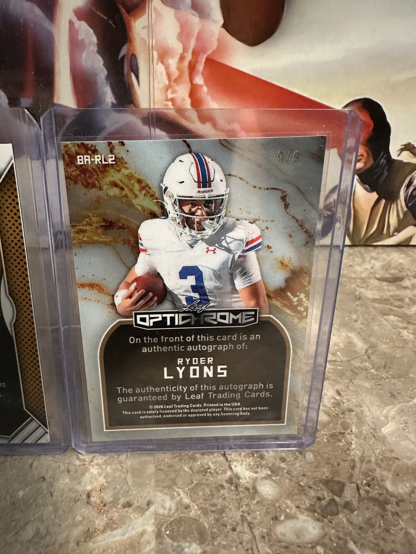 2025 Leaf Trinity Ryder Lyons Green Auto /25 & Patch Auto /99 4-Card Lot