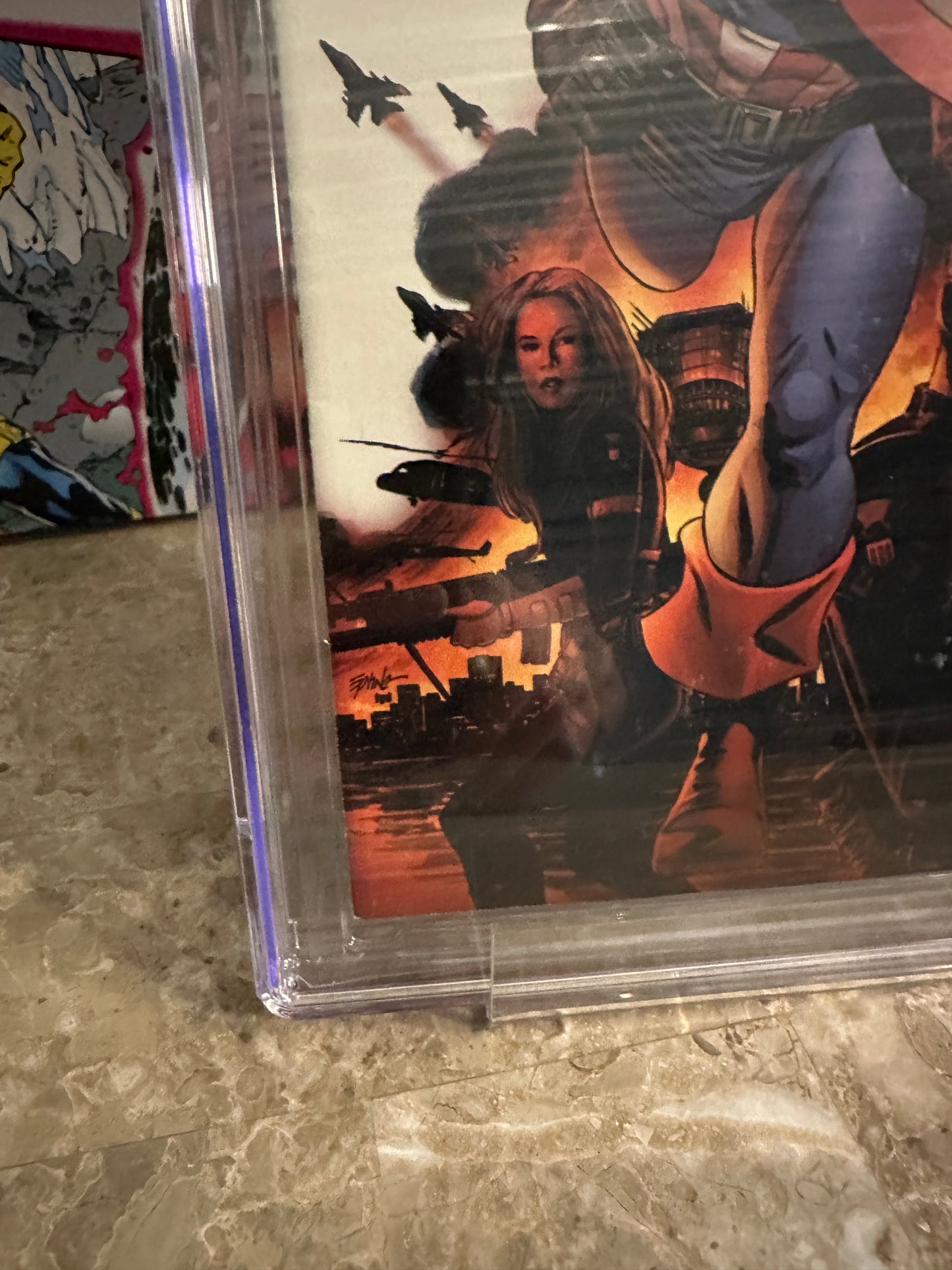 Captain America #1 CGC 9.6 WP Newsstand Edition (2005 Marvel)