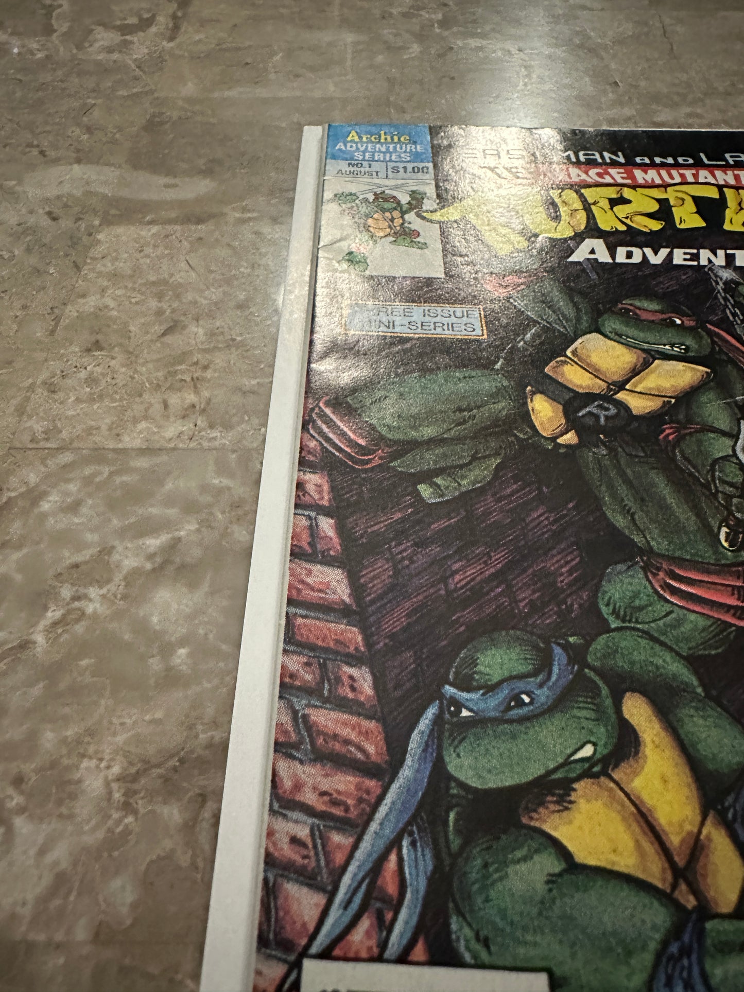 Teenage Mutant Ninja Turtles Adventures #1 Newsstand FN/VF 7.0 (1988 Mirage) - Gorgeous Copy for grade