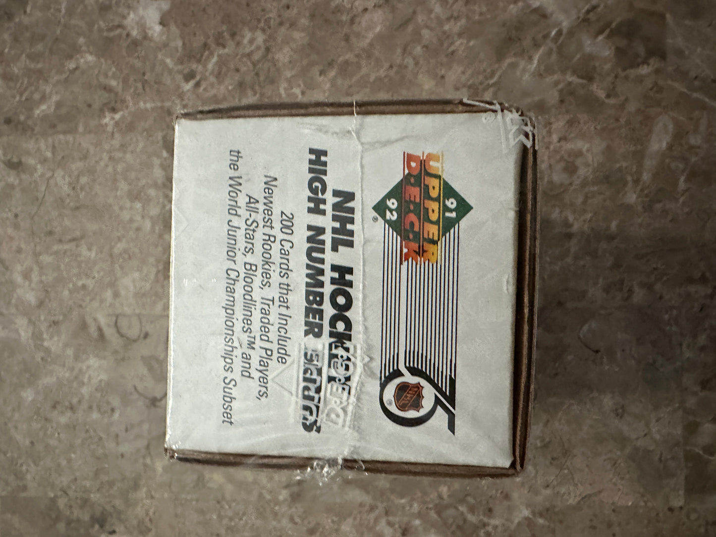 1991-1992 Upper Deck Hockey High Number Series Box - Sealed