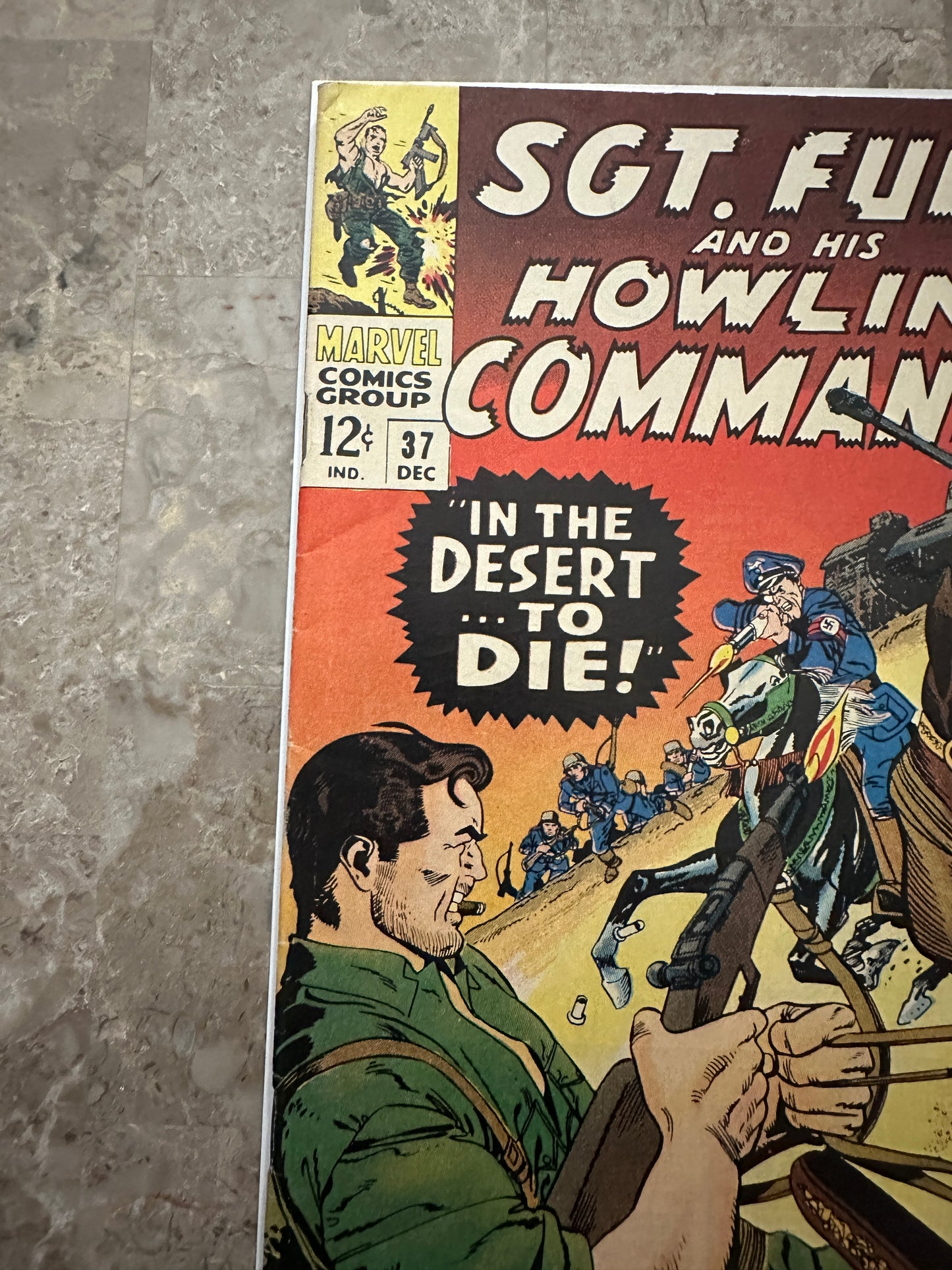Sgt Fury #37 FN+ 6.5 (Marvel Comics 1966) - Glossy, nice copy