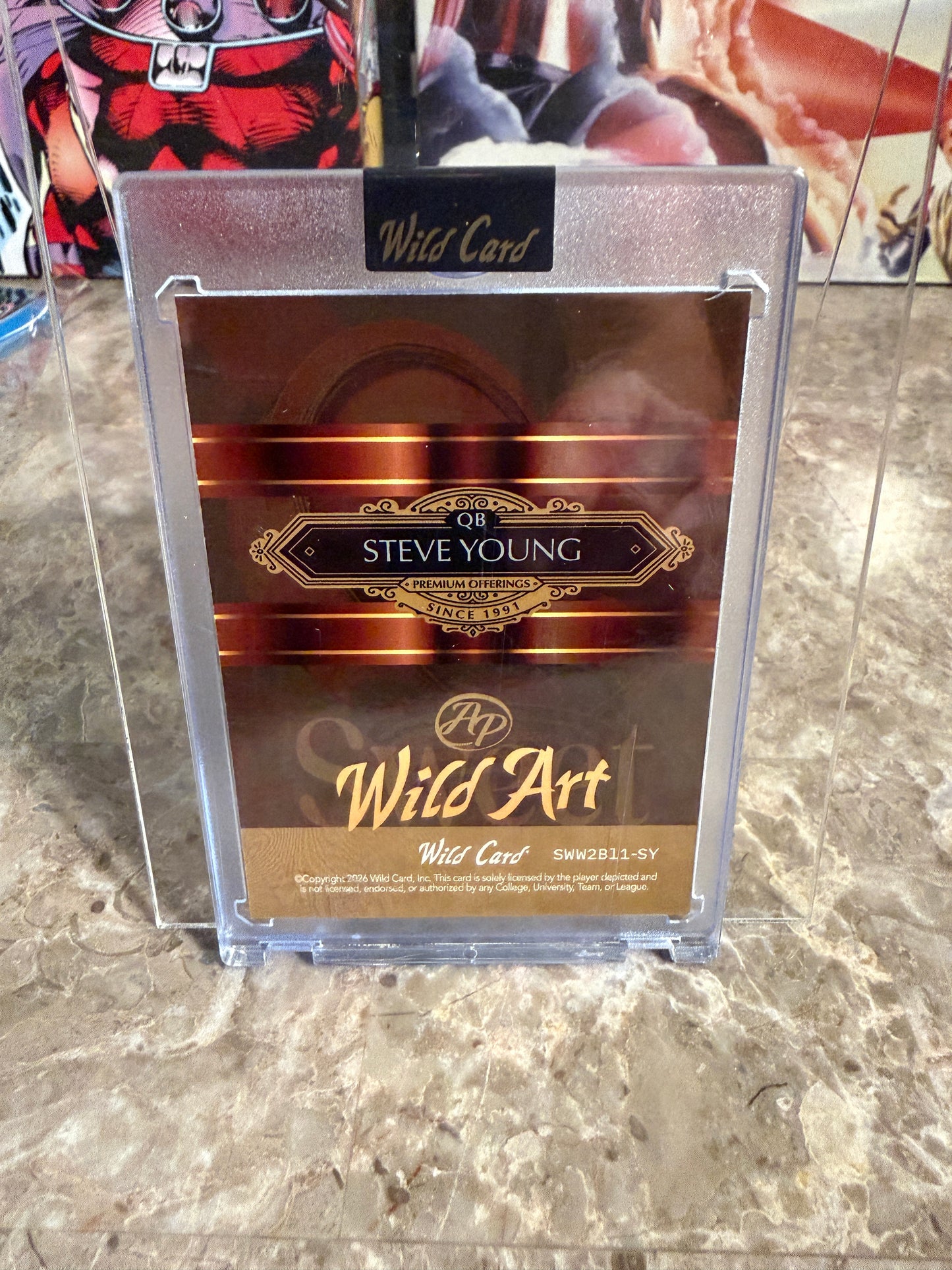 Joe Montana Steve Young 2026 Wild Card Wild Art 1/1 49ers 2-Card Lot