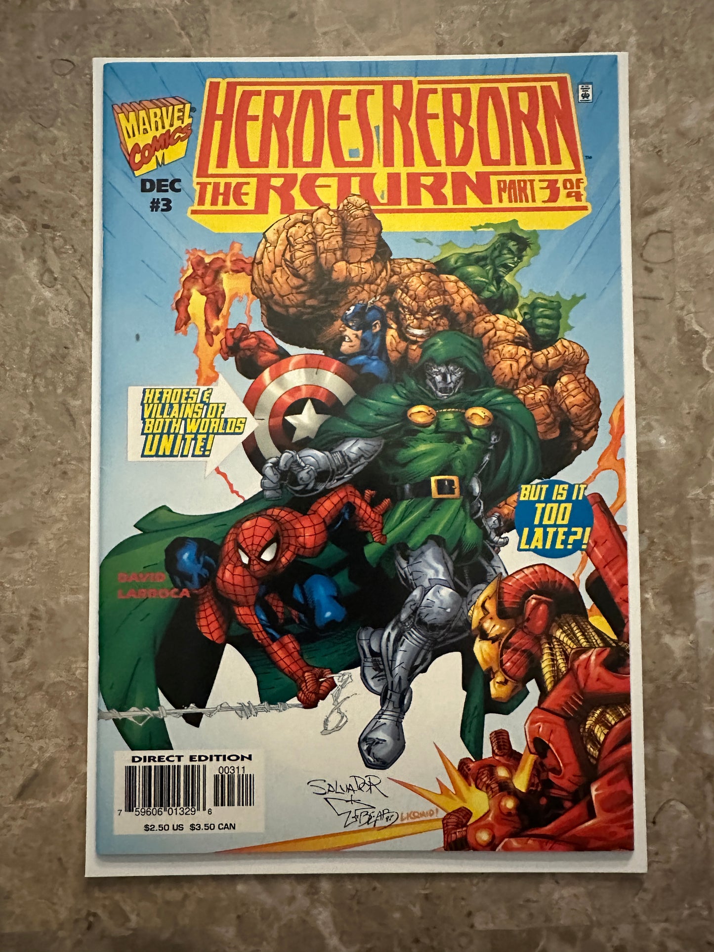 Heroes Reborn the Return #1-4 Full Set + Variants NM (1997 Marvel)