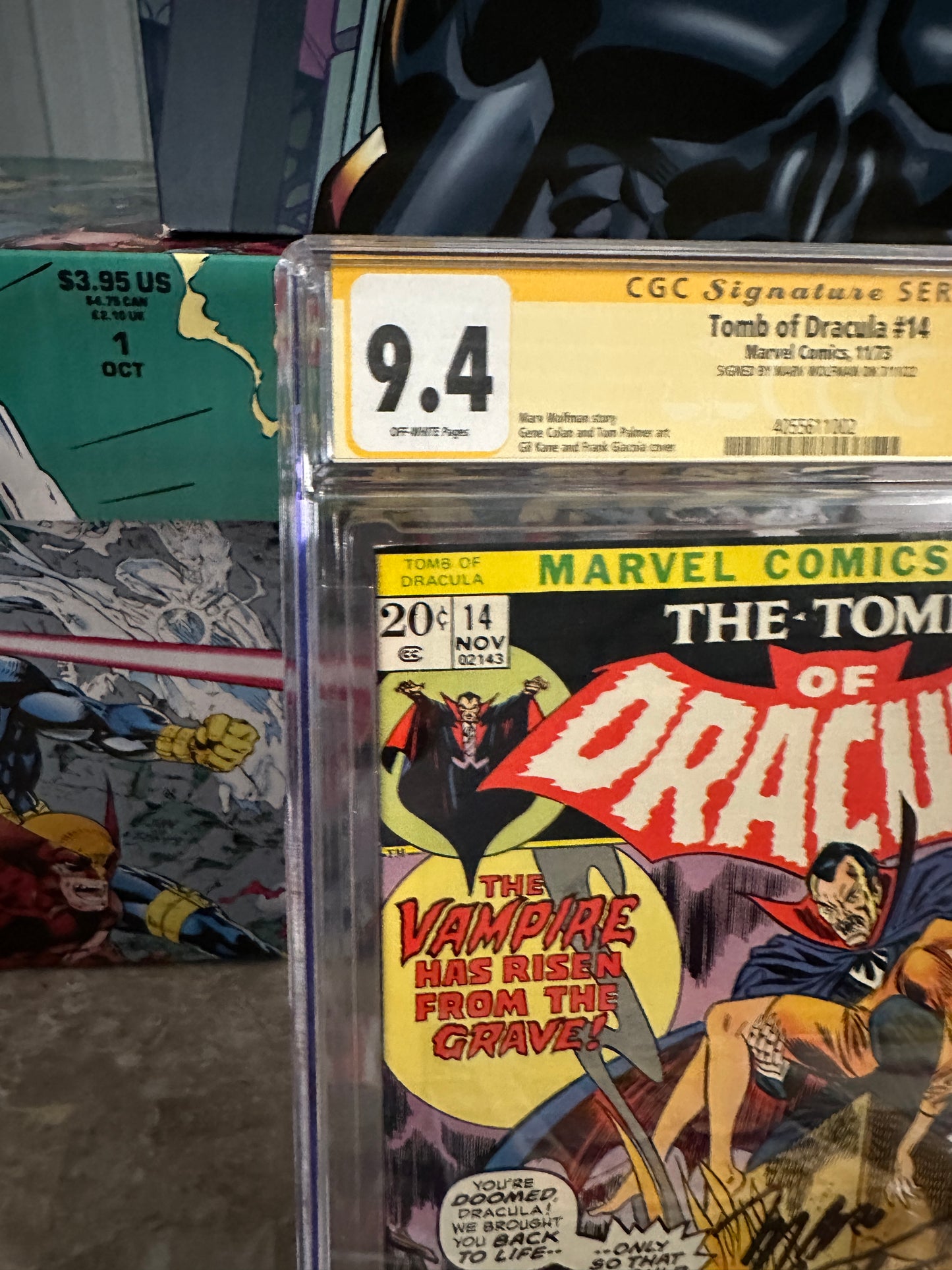 Tomb of Dracula #14 CGC 9.4 WP SS Wolfman (1973 Marvel)
