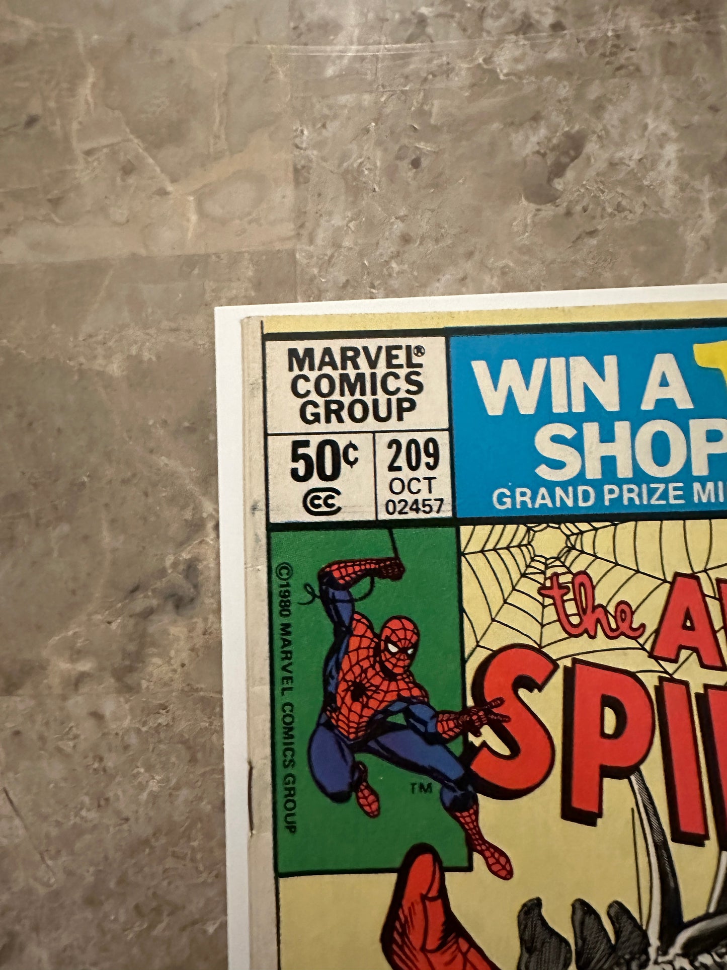 Amazing Spider-Man #209 Newsstand FN- 5.5 (1980 Marvel)