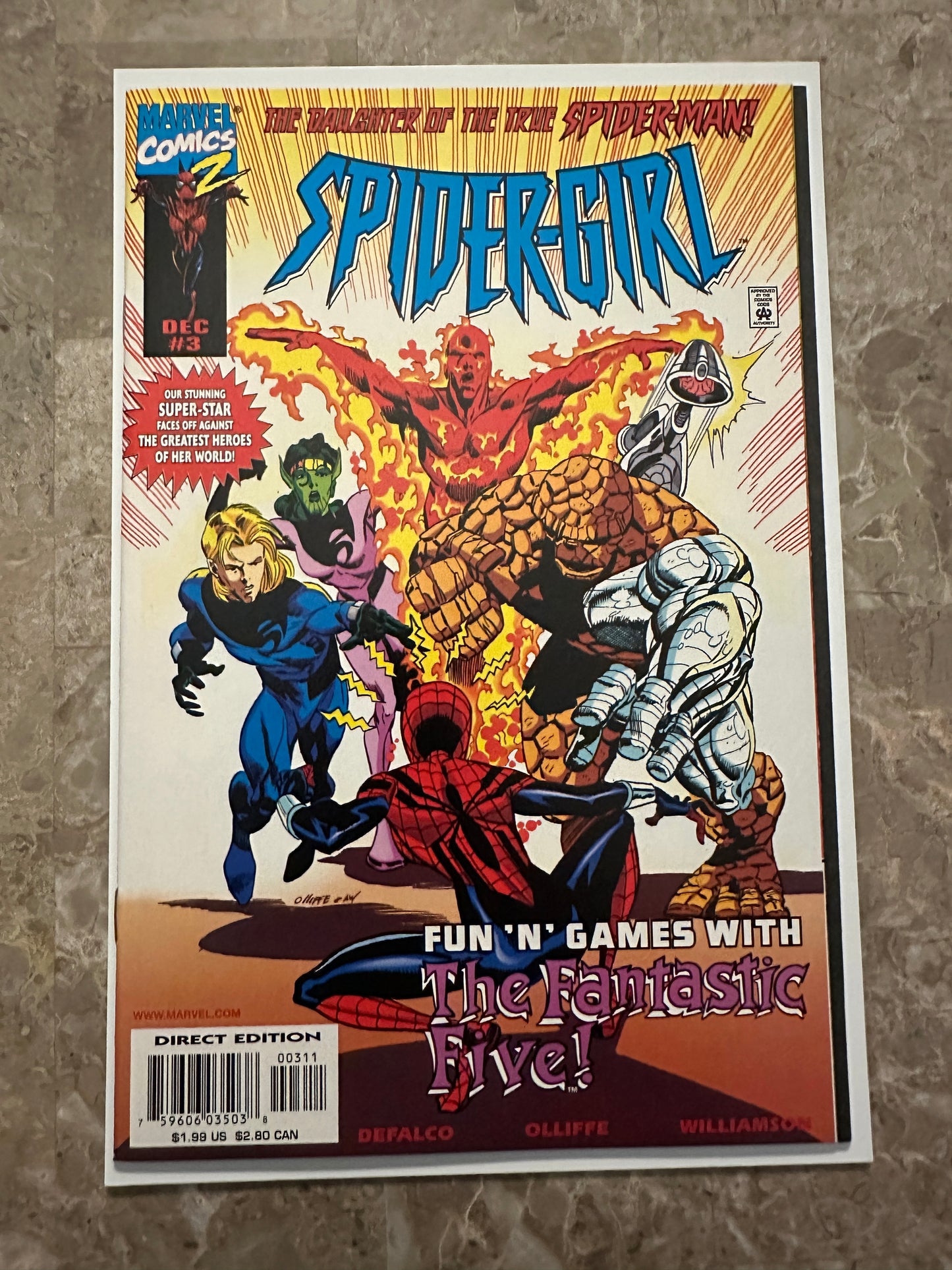 Spider-Girl #3-5 Very High Grade NM (1999 Marvel Comics)