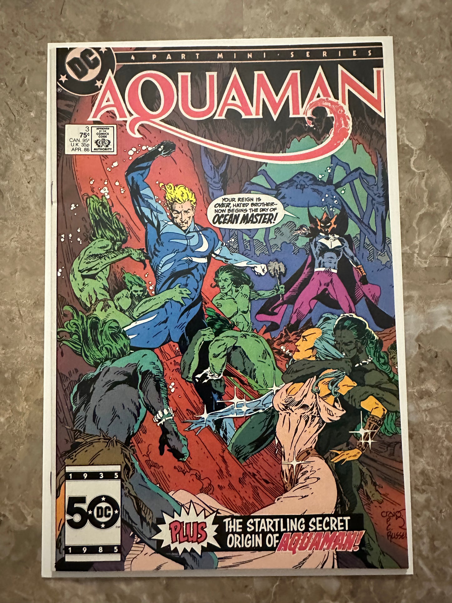 Aquaman #1-4 Full Set High Grade (DC Comics 1986)