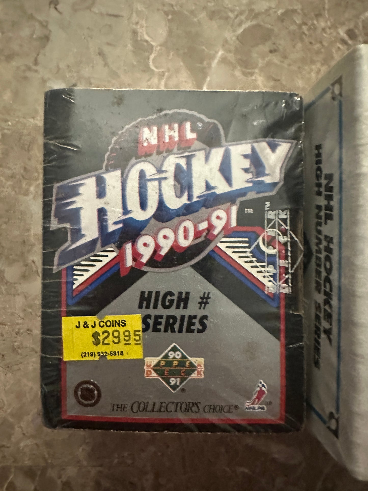 1990-1991/1991-1992 Upper Deck Hockey High Number Series Box - Sealed
