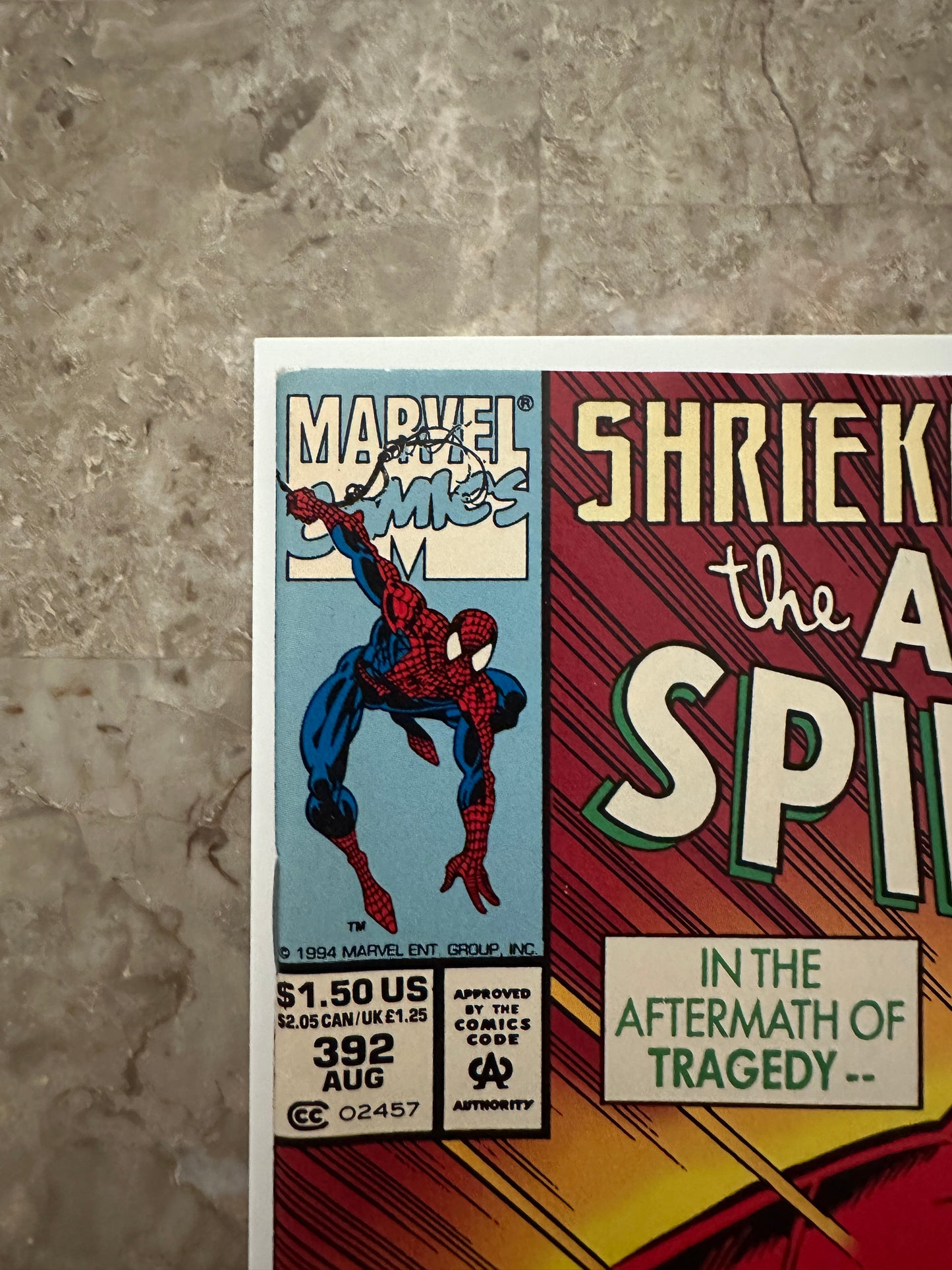 Amazing Spider-Man #392 Newsstand VF- 7.5 (1994 Marvel)