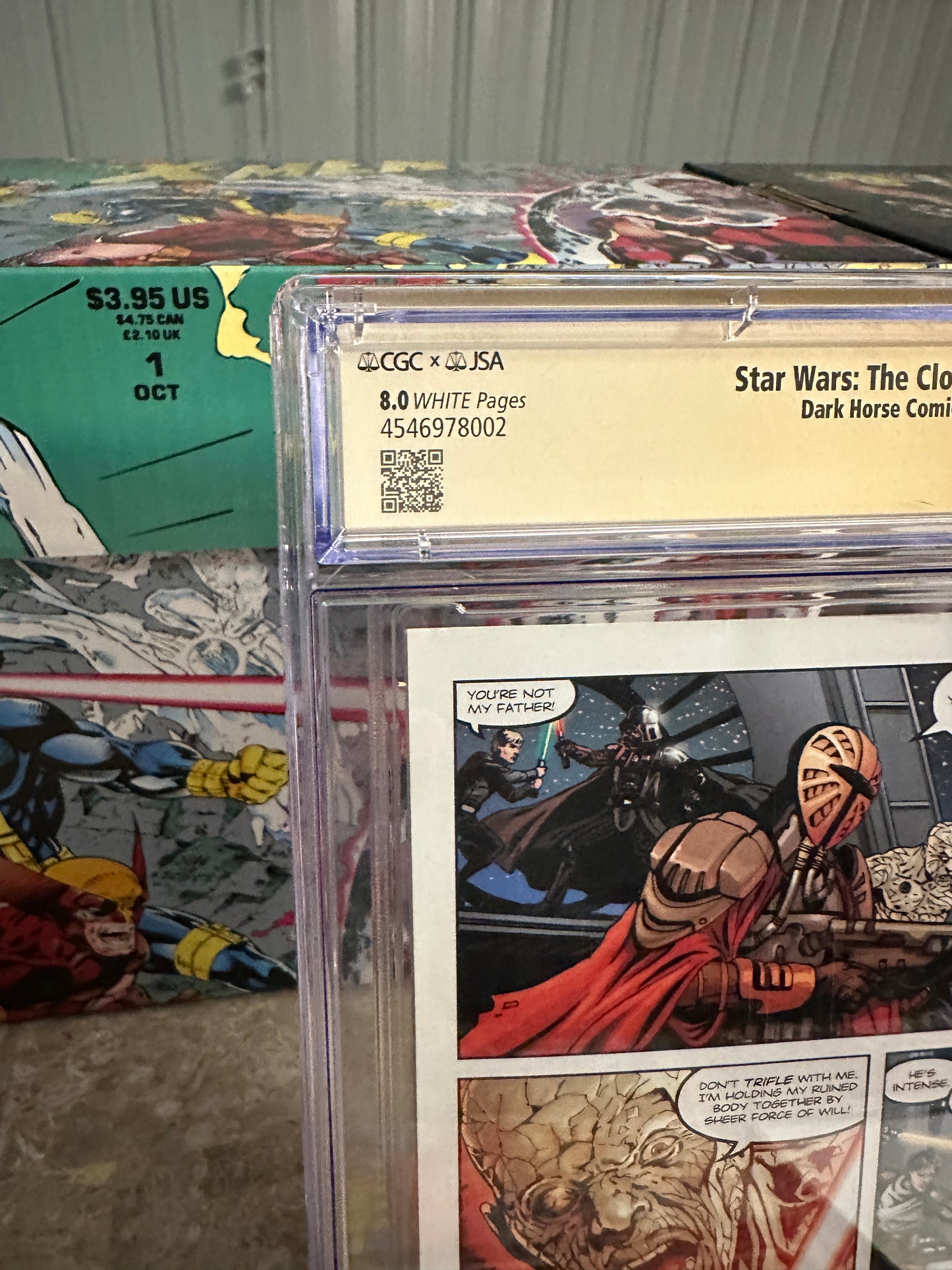 Star Wars: The Clone Wars #1 CGC 8.0 SS 2X Eckstein, Lanter (2008) - 1st Ahsoka Tano