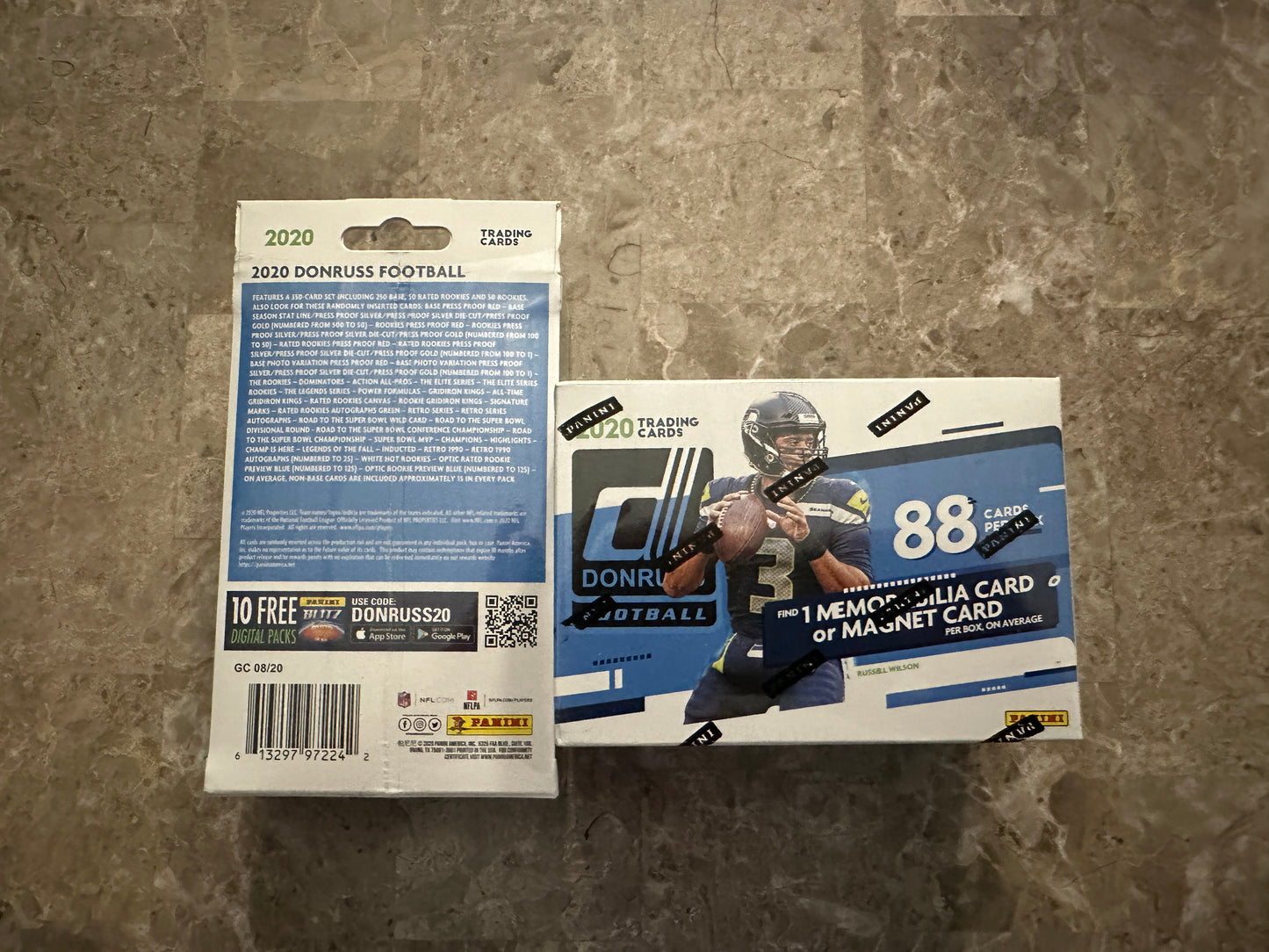 2020 Panini Donruss Football Blaster Box + Hanger Box