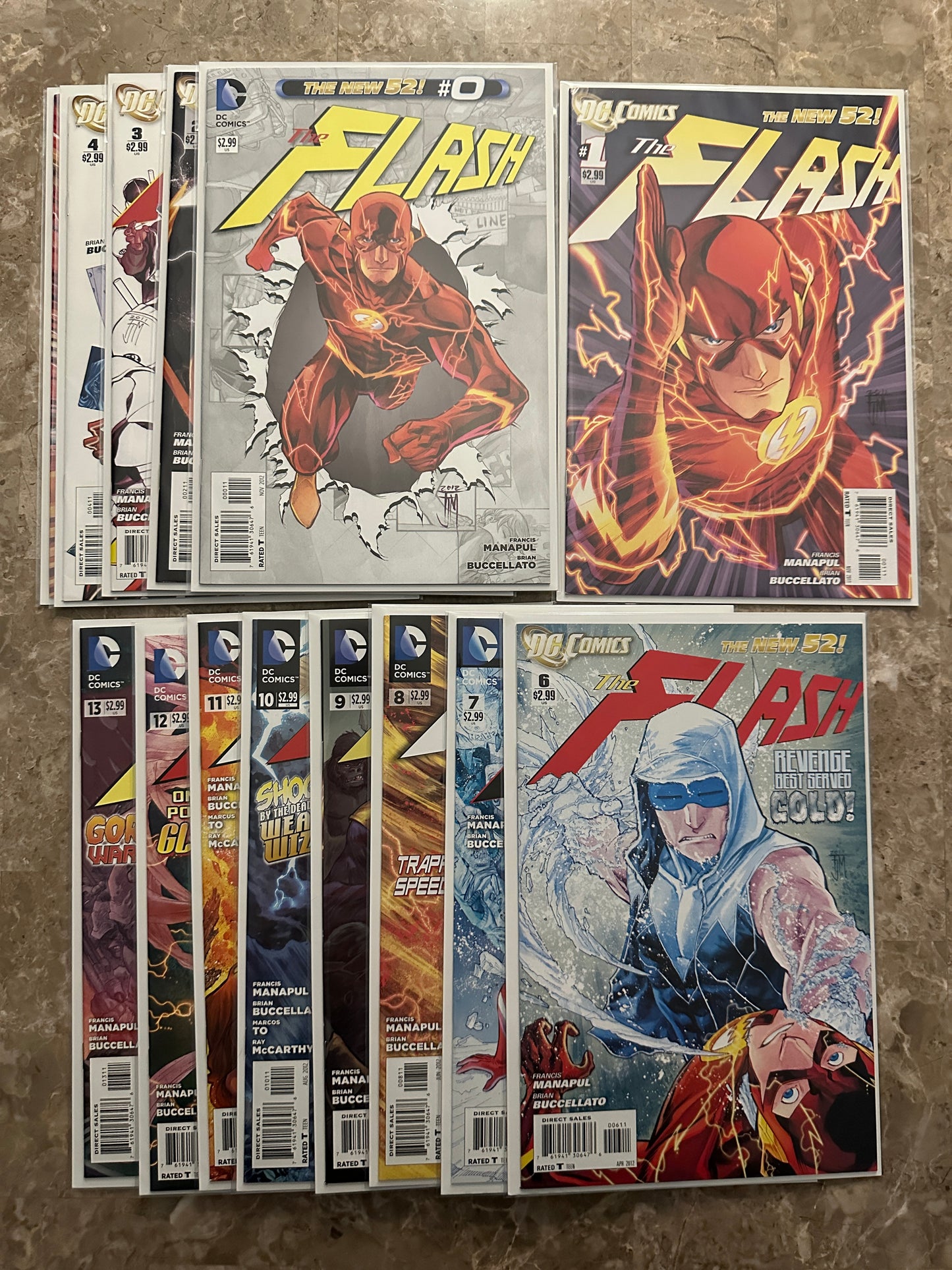 Flash #1-13 New 52 (2011 DC Comics)