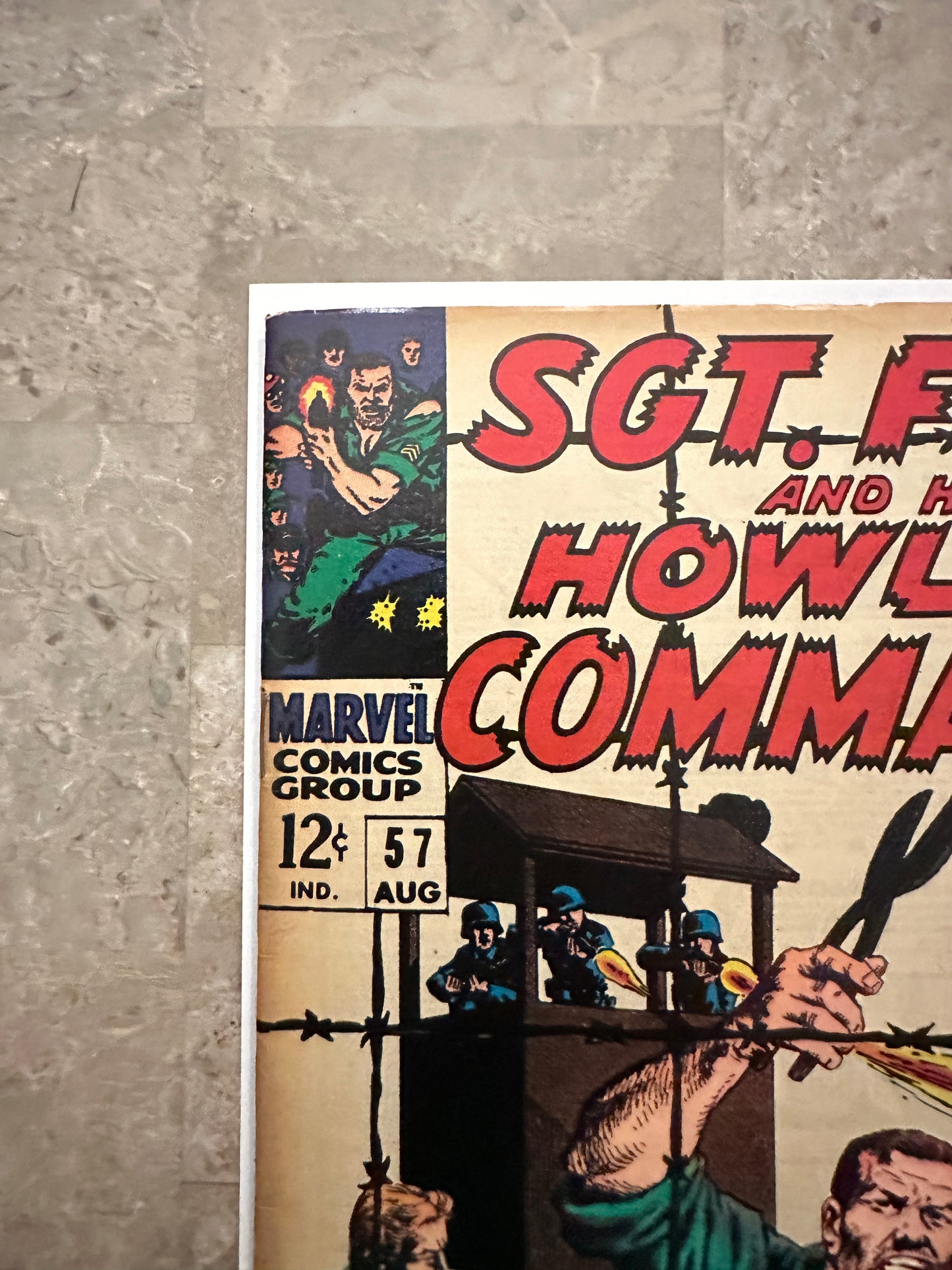 Sgt Fury #57 FN- 5.5 (Marvel Comics 1968)