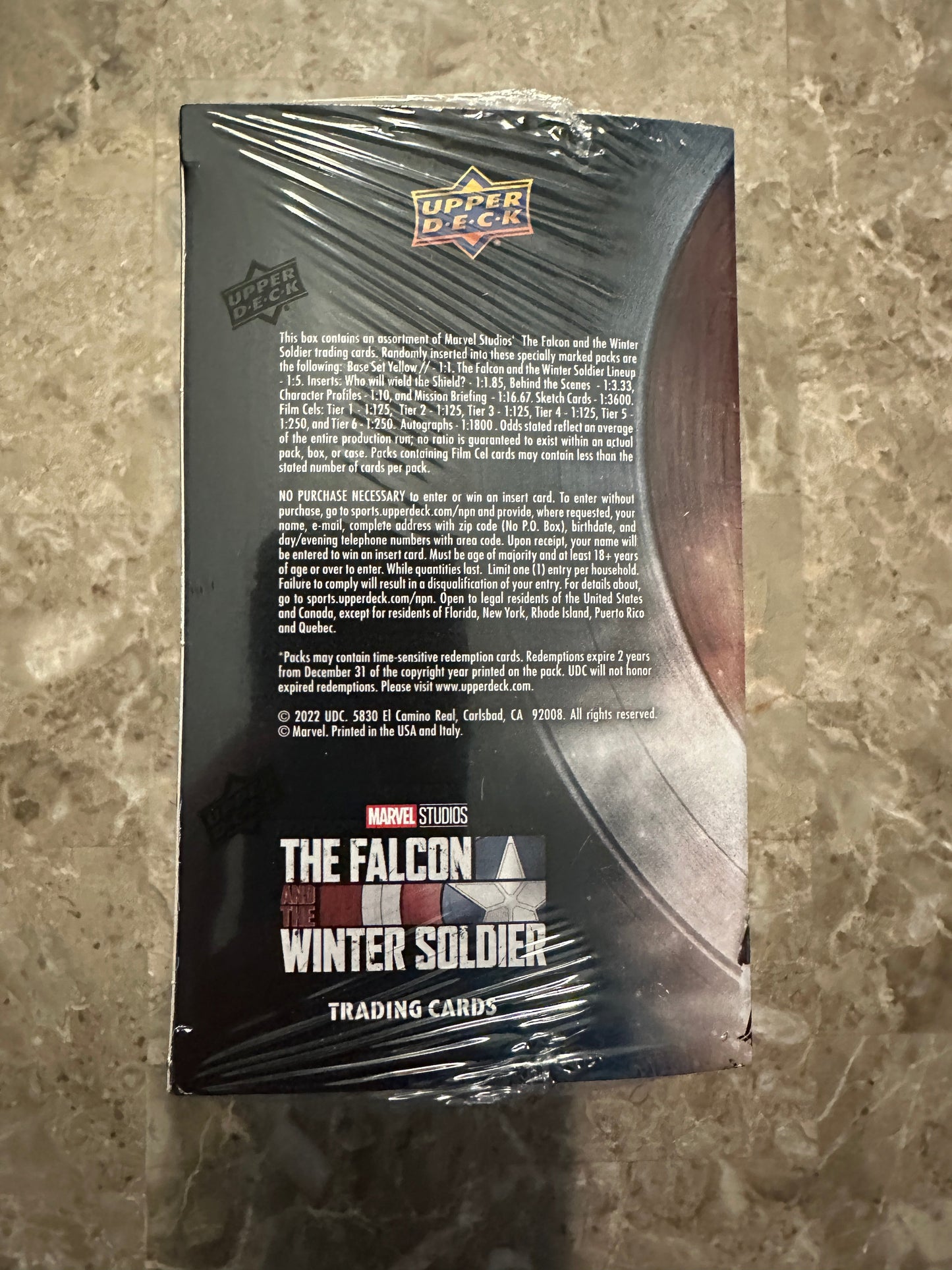 Marvel's Falcon and Winter Soldier Blaster Box Factory Sealed (Upper Deck)