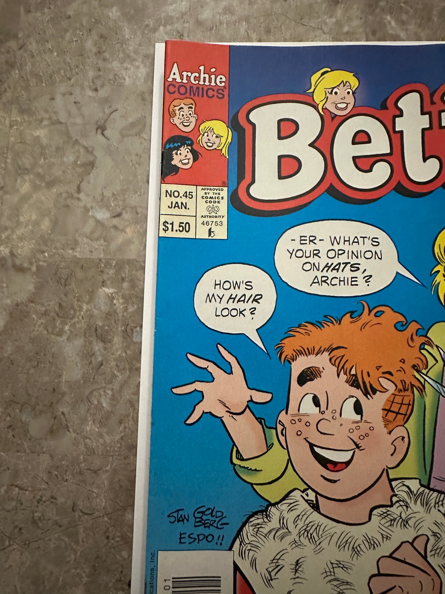 Betty #45 VF- 7.5 (Archie 1997)