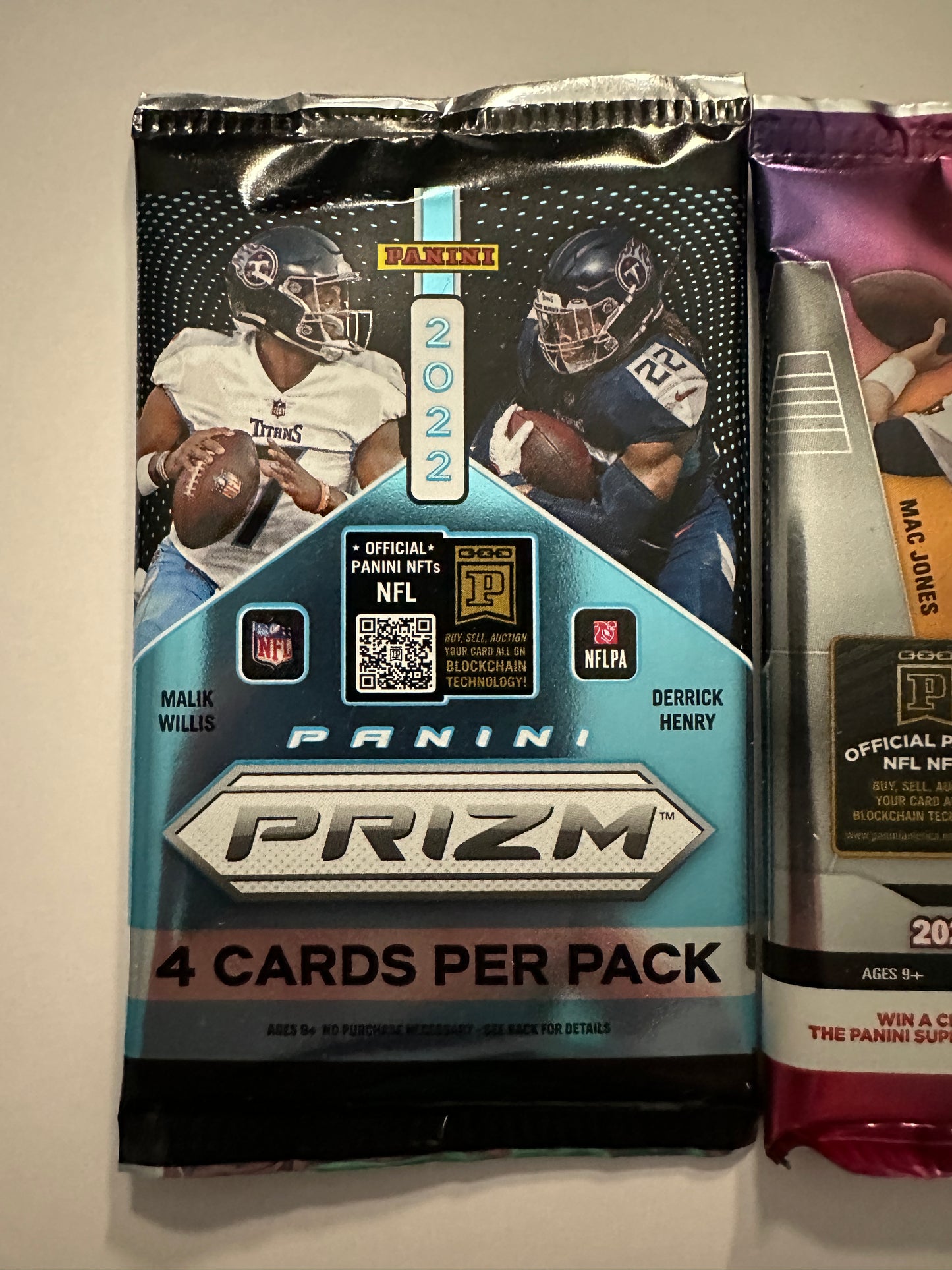 2022 Panini Prizm + 2022 Panini Mosaic Pack (2 Packs Total)