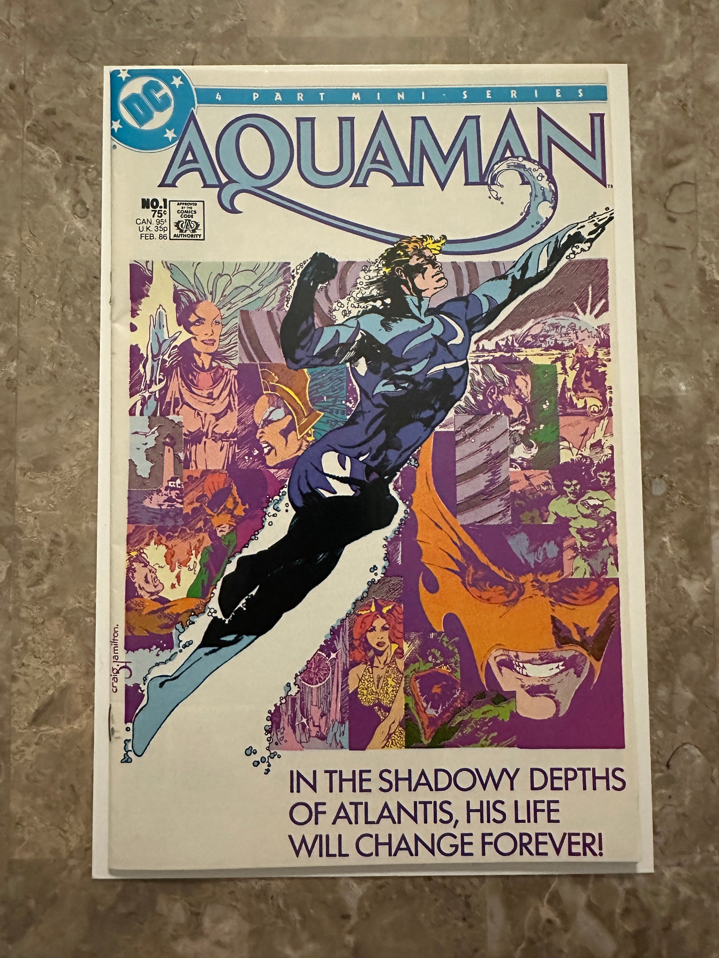Aquaman #1-4 Full Set High Grade (DC Comics 1986)
