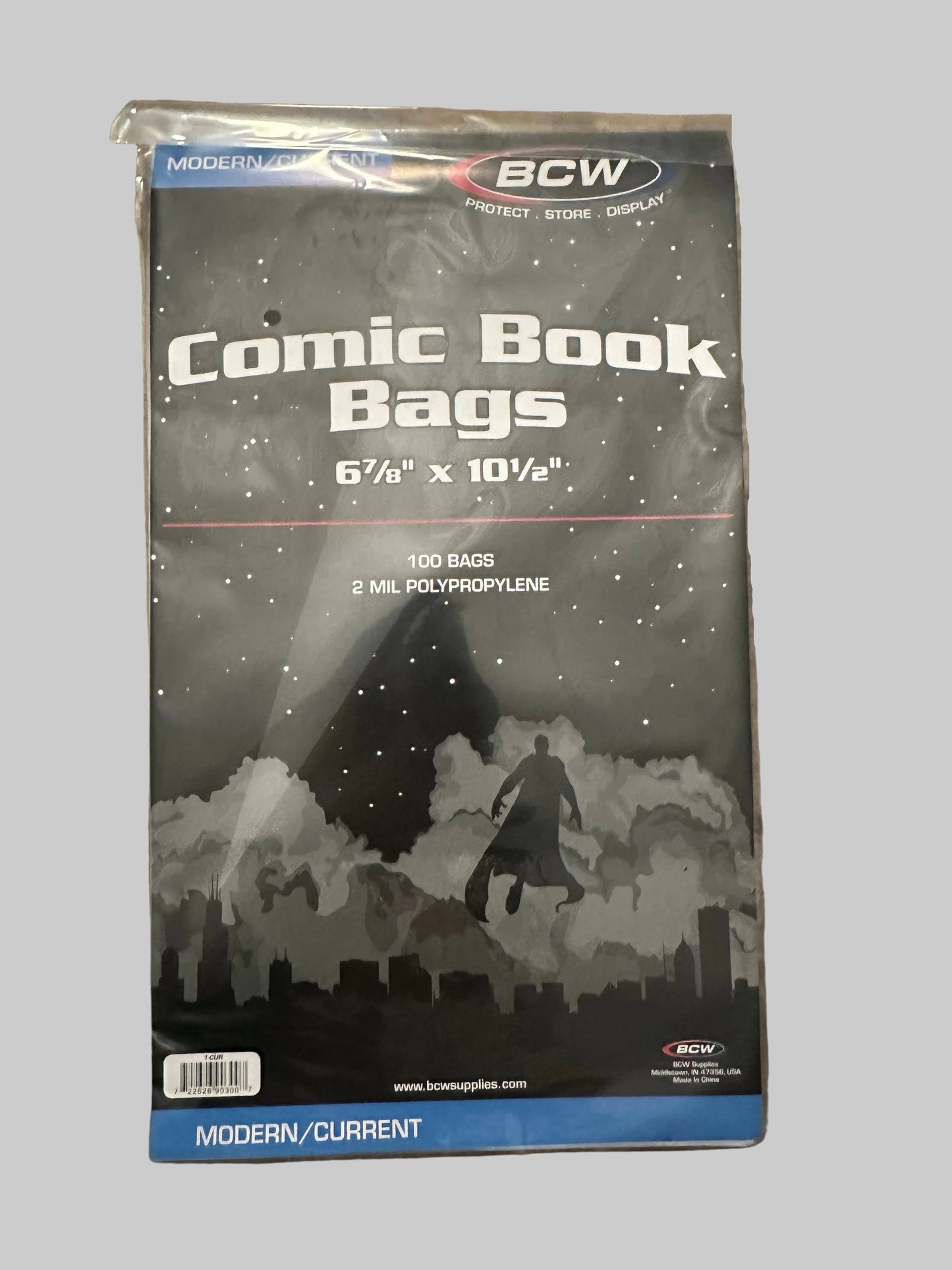 BCW Modern/Current Comics Book Bags (100 Bags Sealed)