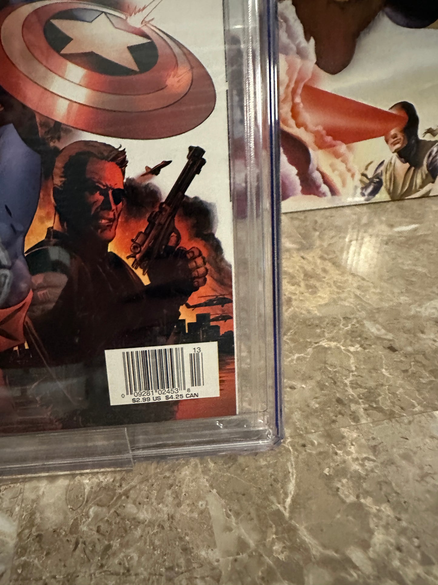 Captain America #1 CGC 9.6 WP Newsstand Edition (2005 Marvel)