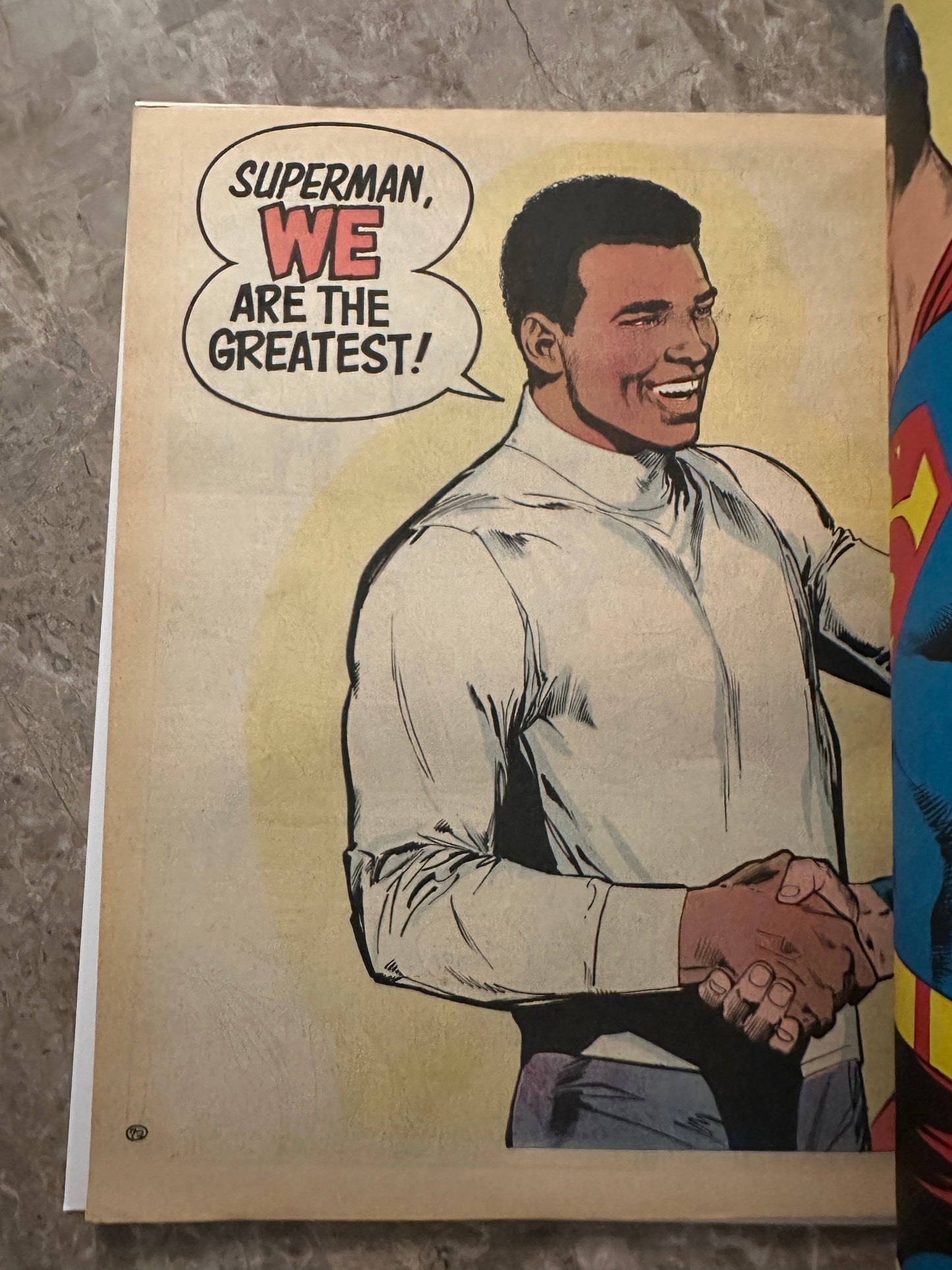 Superman vs. Muhammad Ali VG+ 4.5-5.0 (1978 DC) - Nice copy for grade