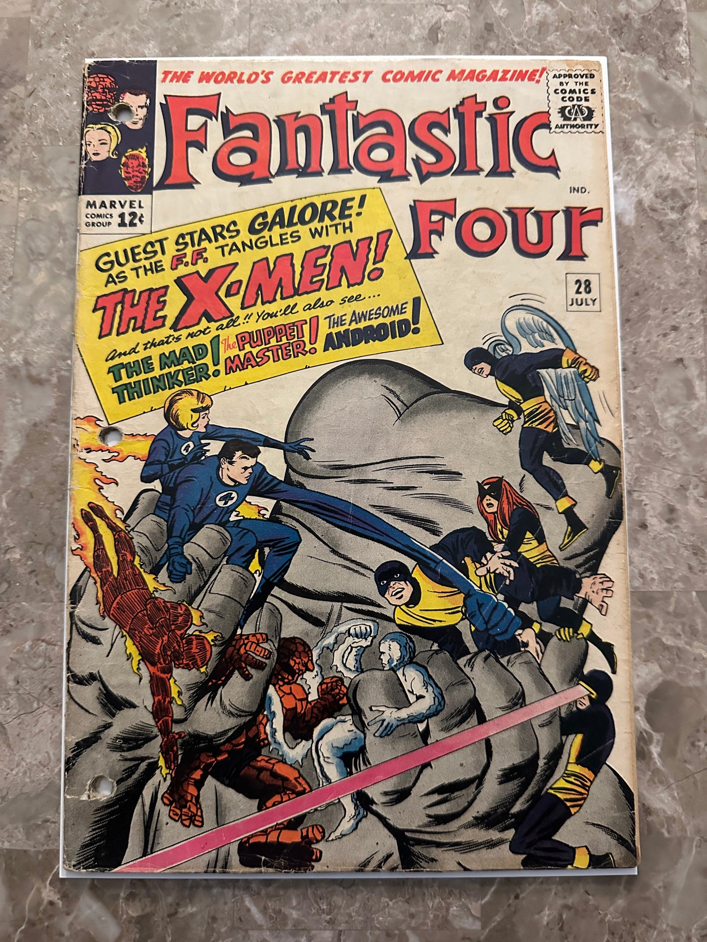 Fantastic Four #28 G/VG 3.0 (1964 Marvel)