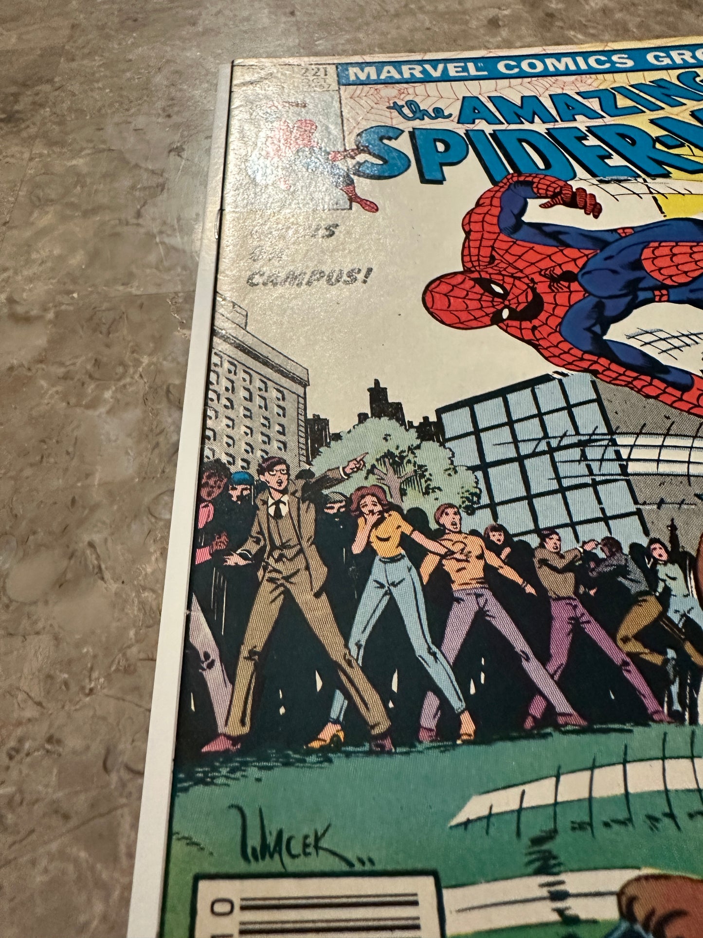Amazing Spider-Man #221 Newsstand VF 8.0 (1980 Marvel)