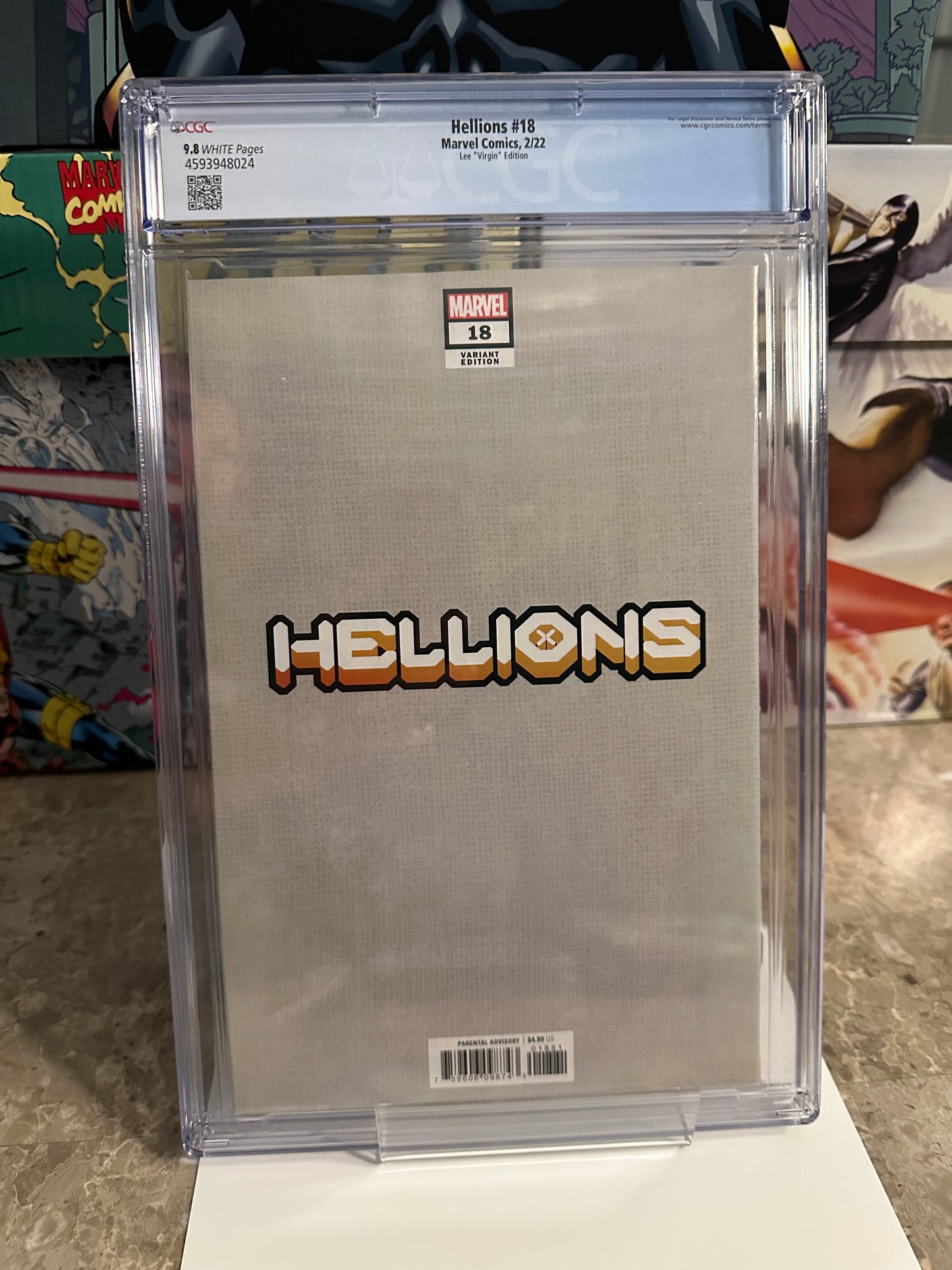 Hellions #18 CGC 9.8 Lee Virgin (2022 Marvel) - New Case
