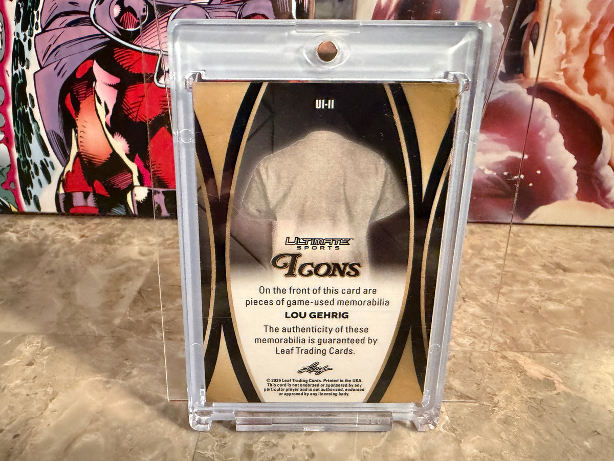 Lou Gehrig 2026 Leaf Ultimate Sports Ultimate Icons Game-Used /6