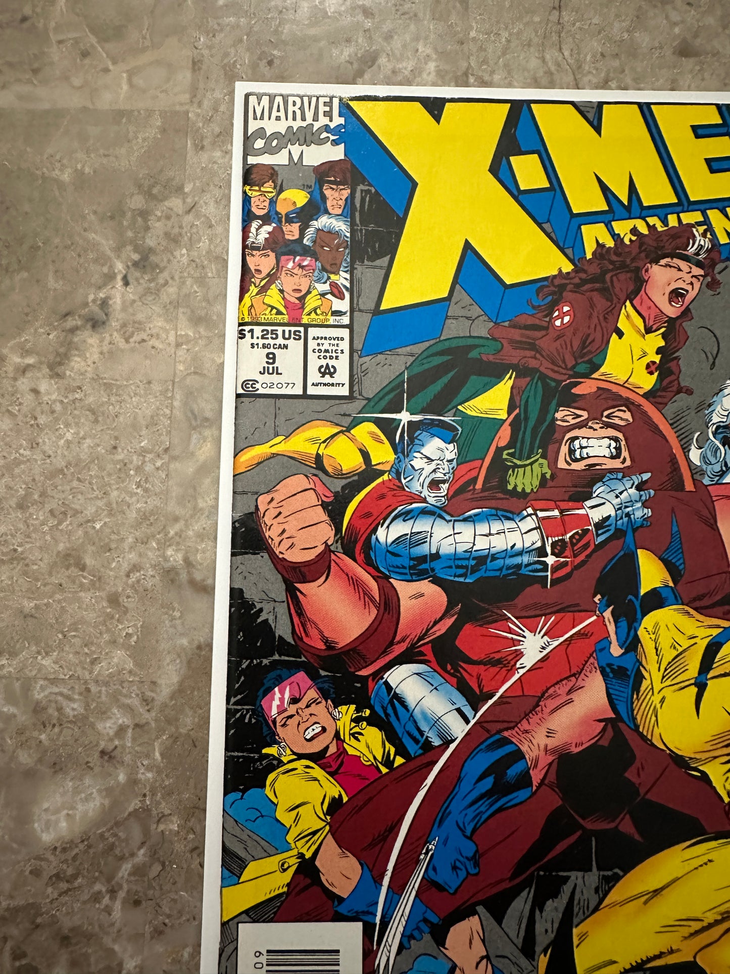 X-Men Adventures #9 Newsstand NM- 9.2 (Marvel Comics 1993) - High Grade