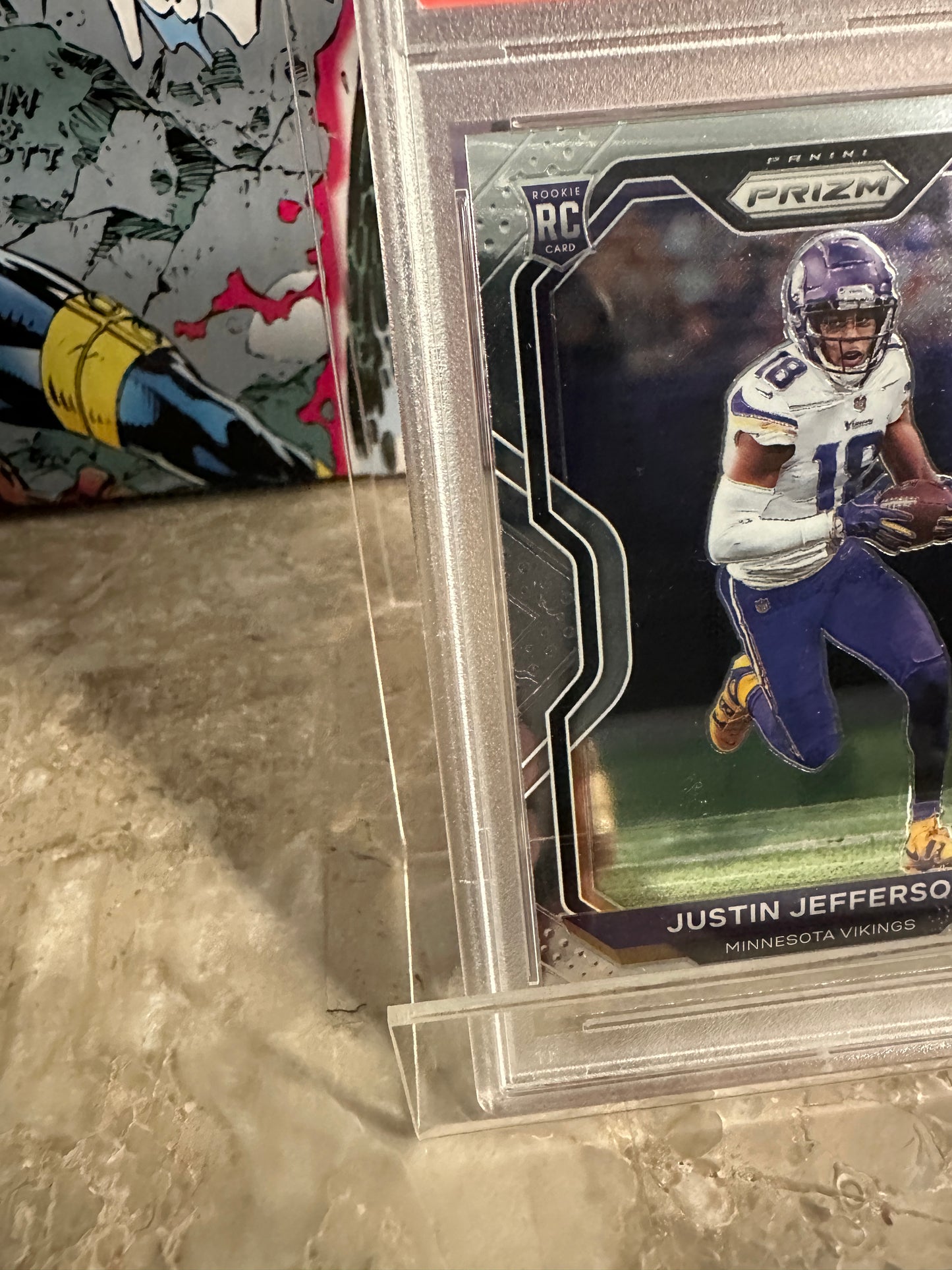 Justin Jefferson #398 PSA Mint 9.0 (2020 Panini Prizm)