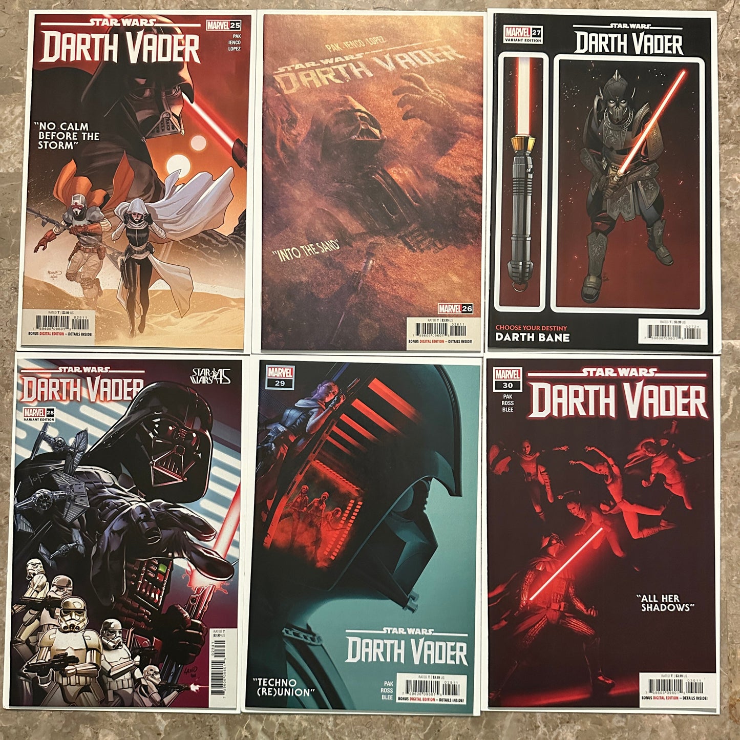 Star Wars Darth Vader #1-50 Complete Set High Grade (2020) - Variants Included