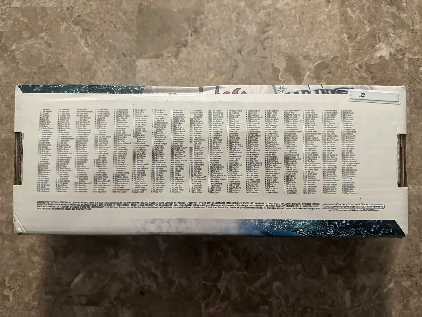 2011 Topps Baseball Complete Set Series 1 & 2 - Mickey Mantle Gold Chrome