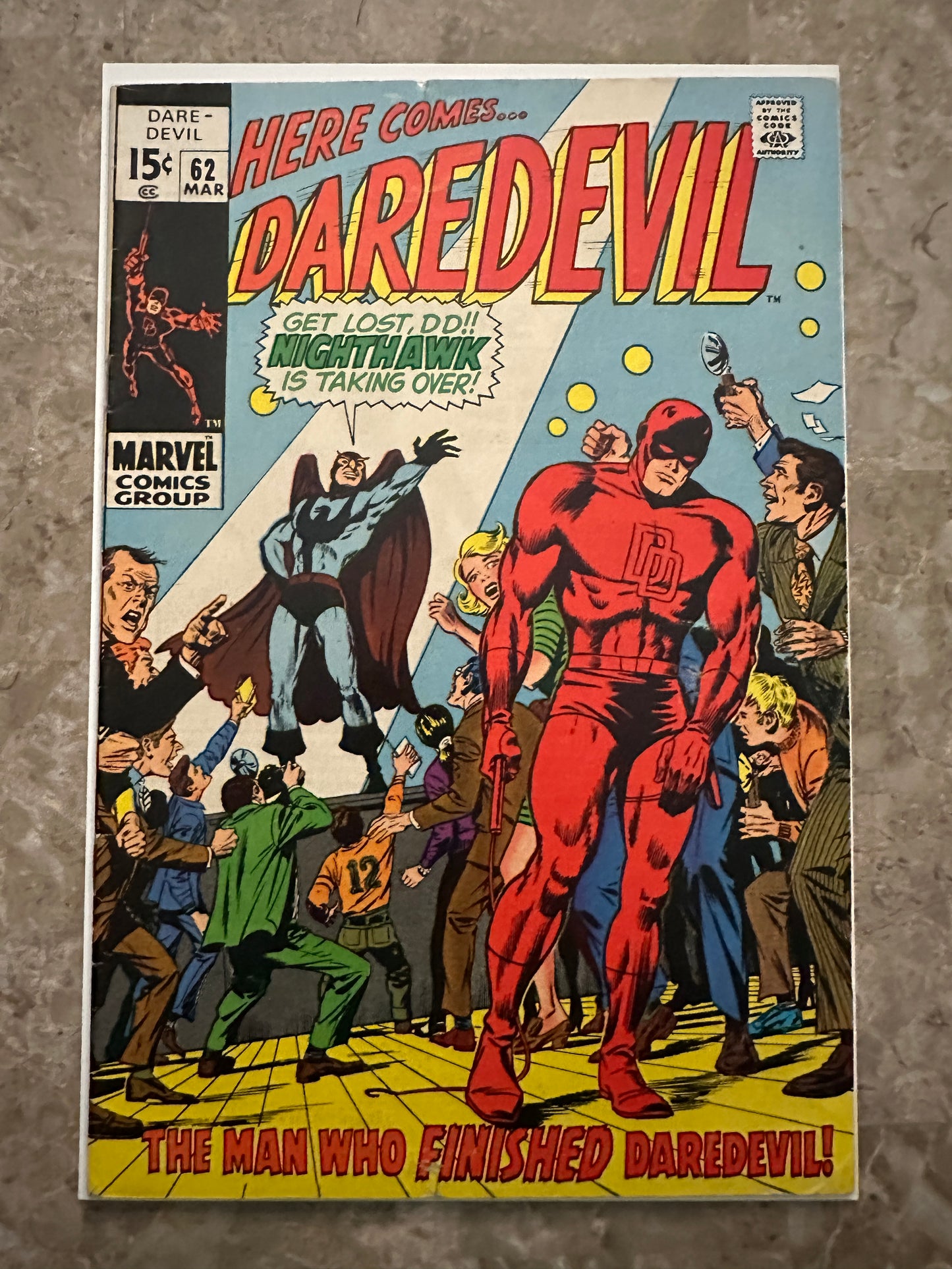 Daredevil #62 VG+ 4.5 (1970 Marvel) - Nice color
