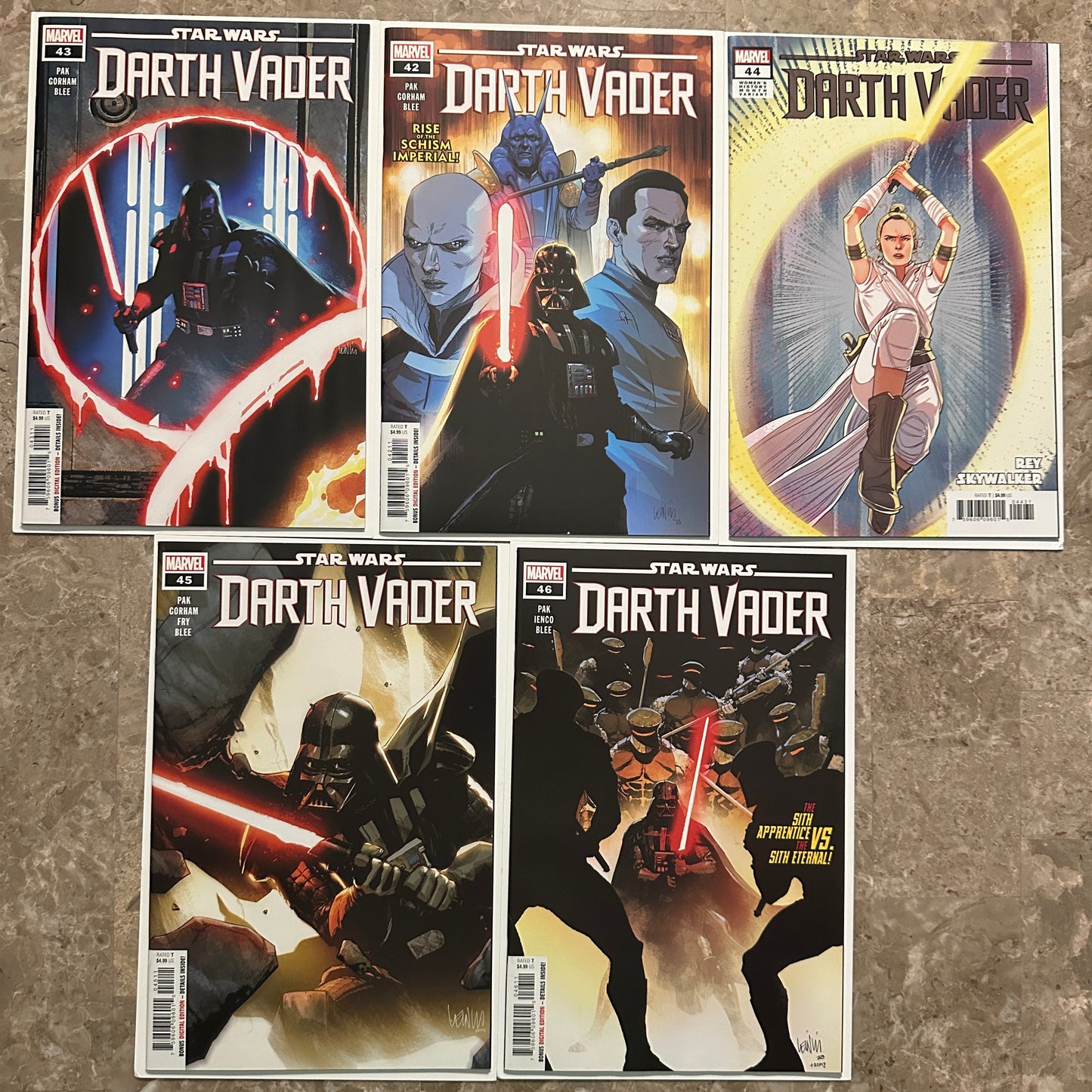 Star Wars Darth Vader #1-50 Complete Set High Grade (2020) - Variants Included