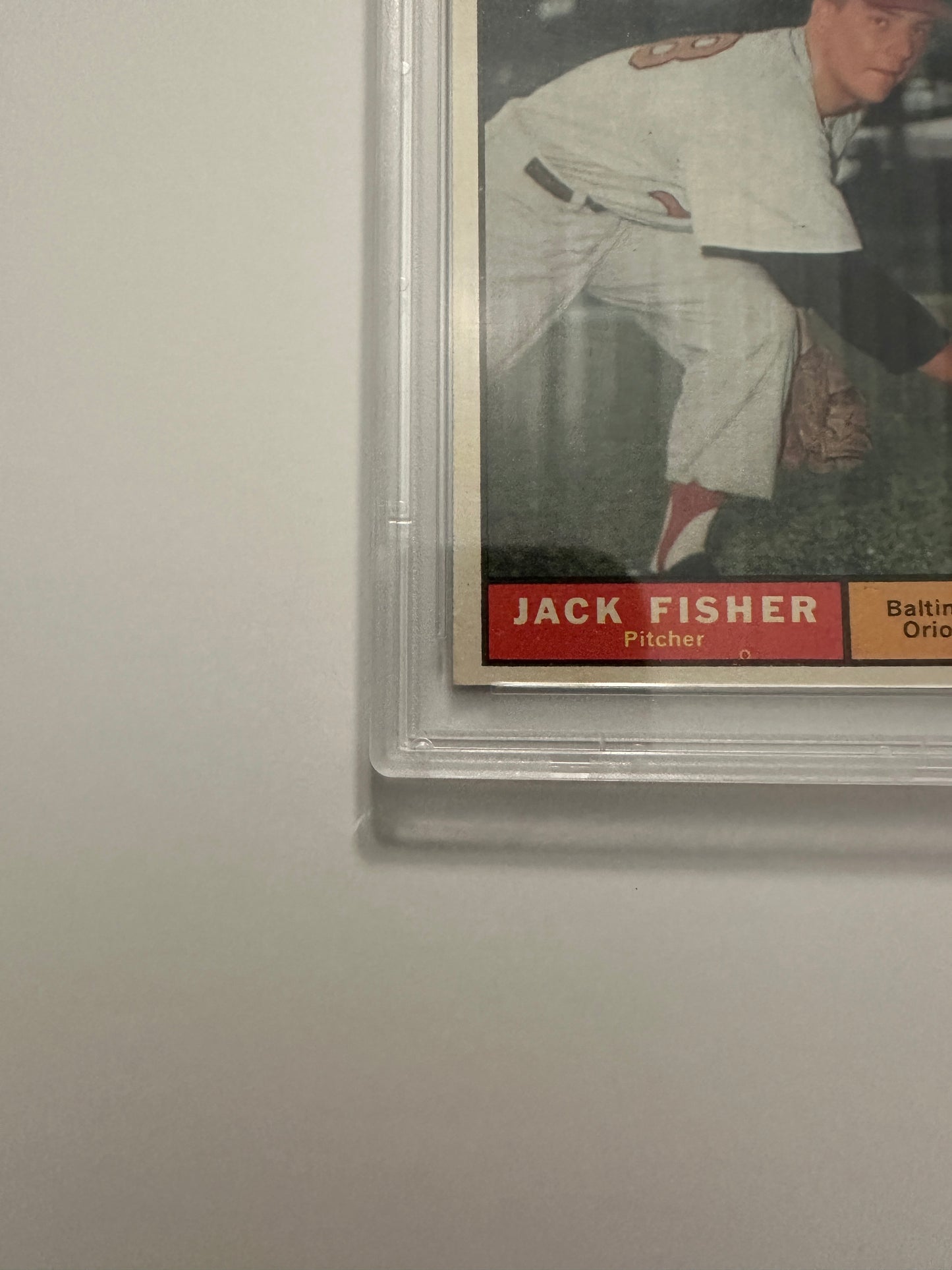 Jack Fisher #463 PSA Graded NM-MT 8 (1961 Topps)