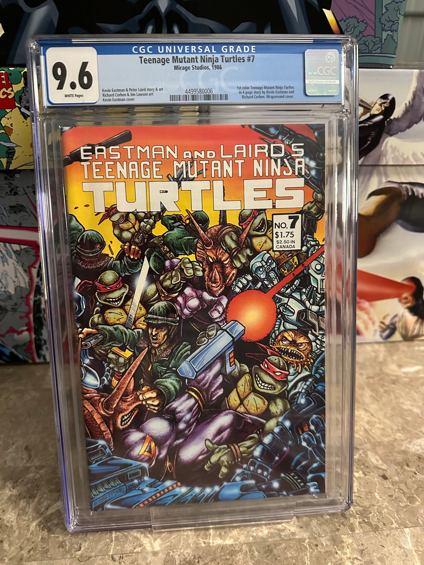 Teenage Mutant Ninja Turtles #7 CGC 9.6 WP (1986 Mirage)