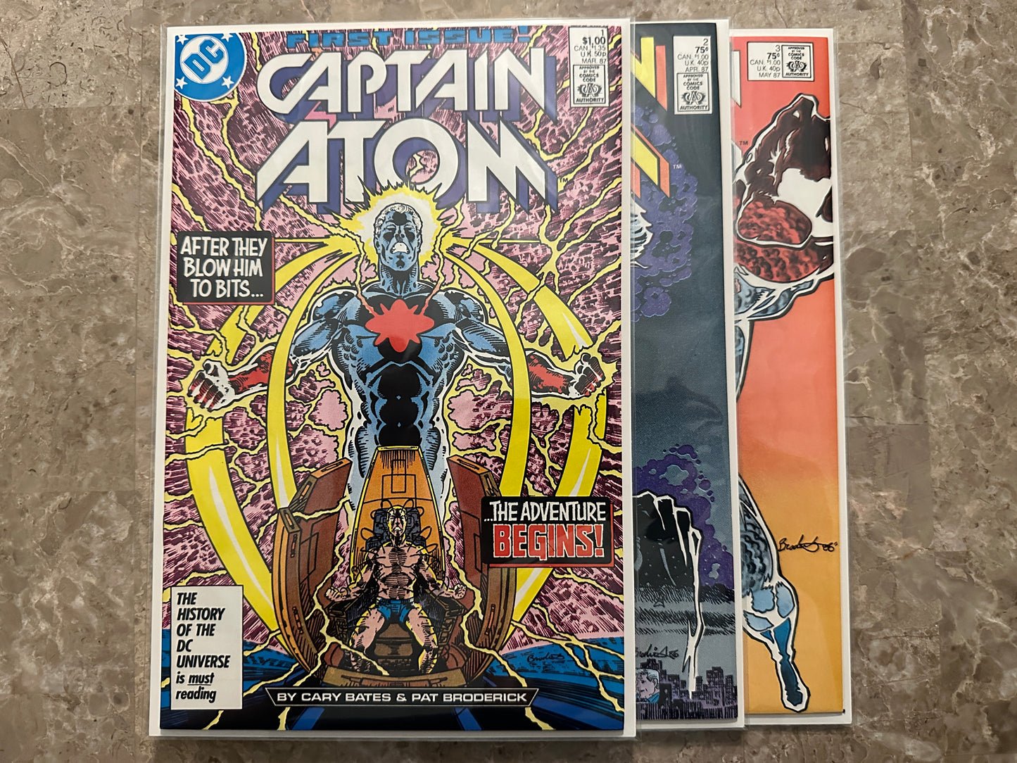 Captain Atom #1-3 Starter Set High Grade (DC Comics 1987)
