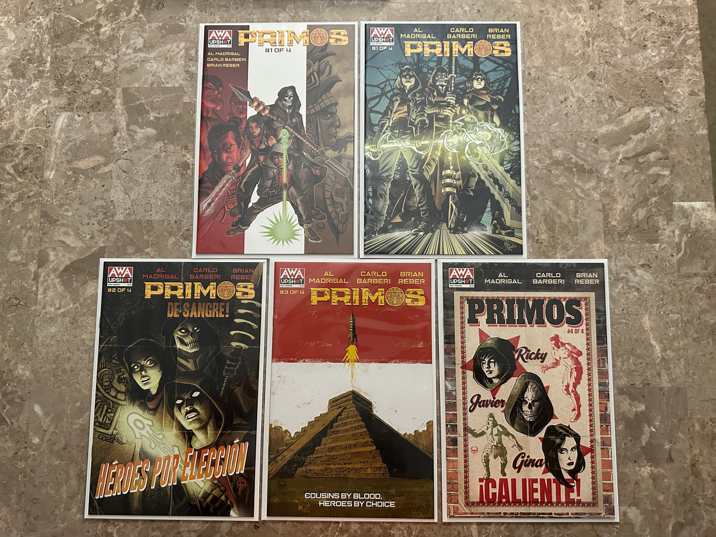 Primos #1-4 Full Set (2022 AWA) - 2 #1s