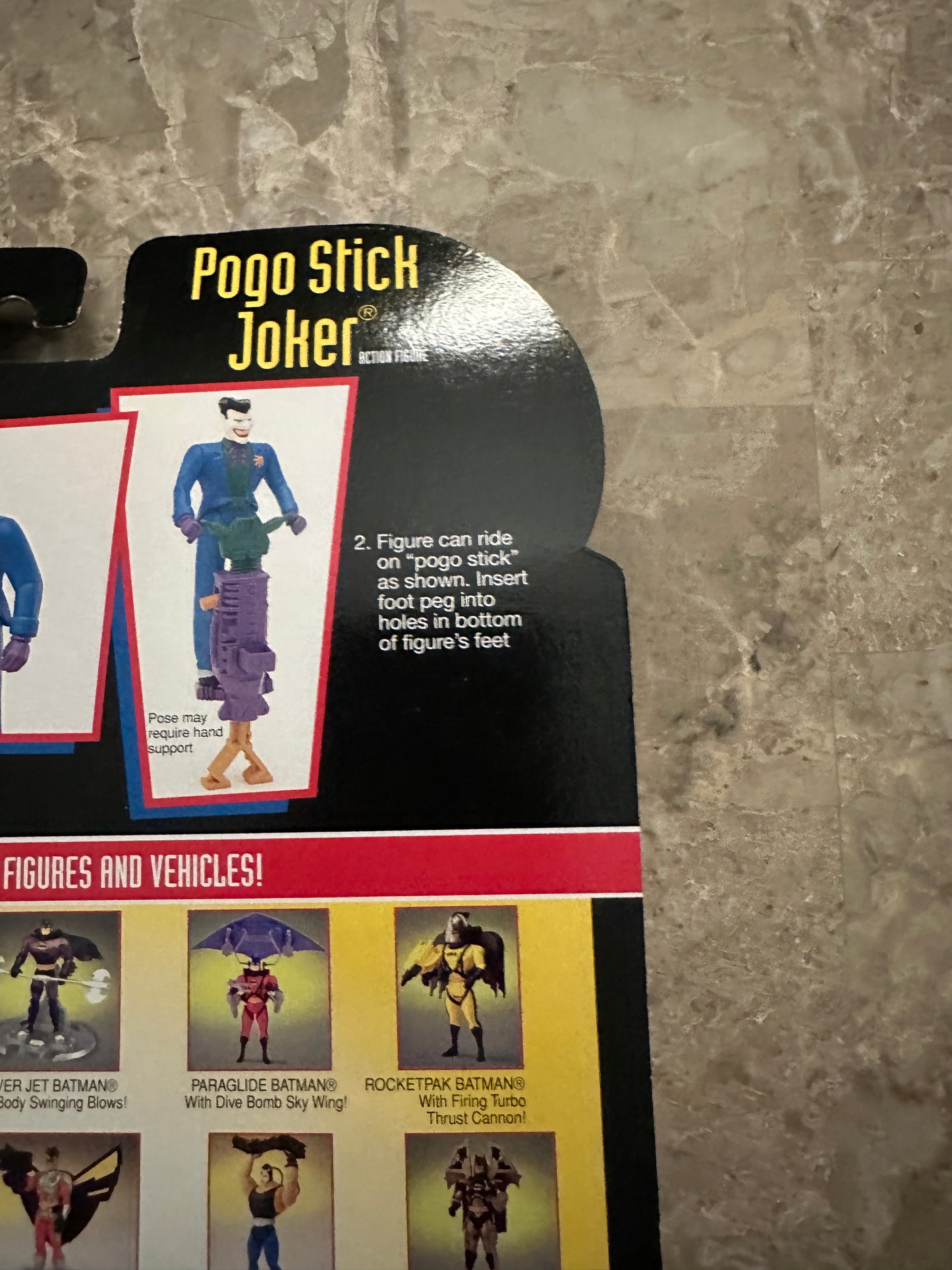 The Adventures of Batman & Robin Pogo Stick Joker (Kenner) - New Sealed