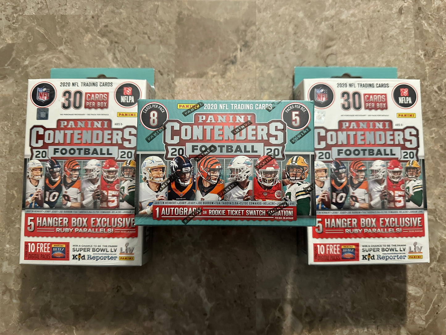 2020 Panini Contenders Football Sealed Box Lot
