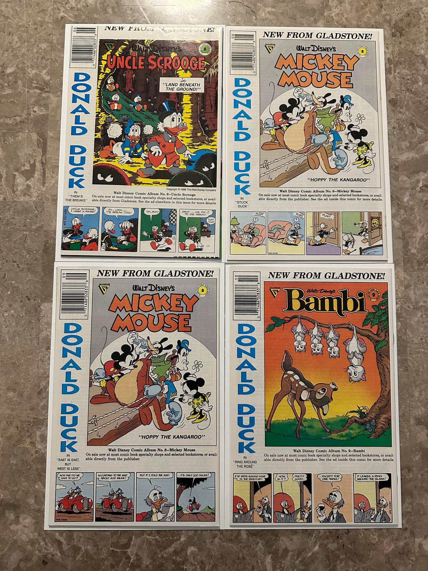 Uncle Scrooge Adventures #1-21 Higher Grade (Gladstone 1987)